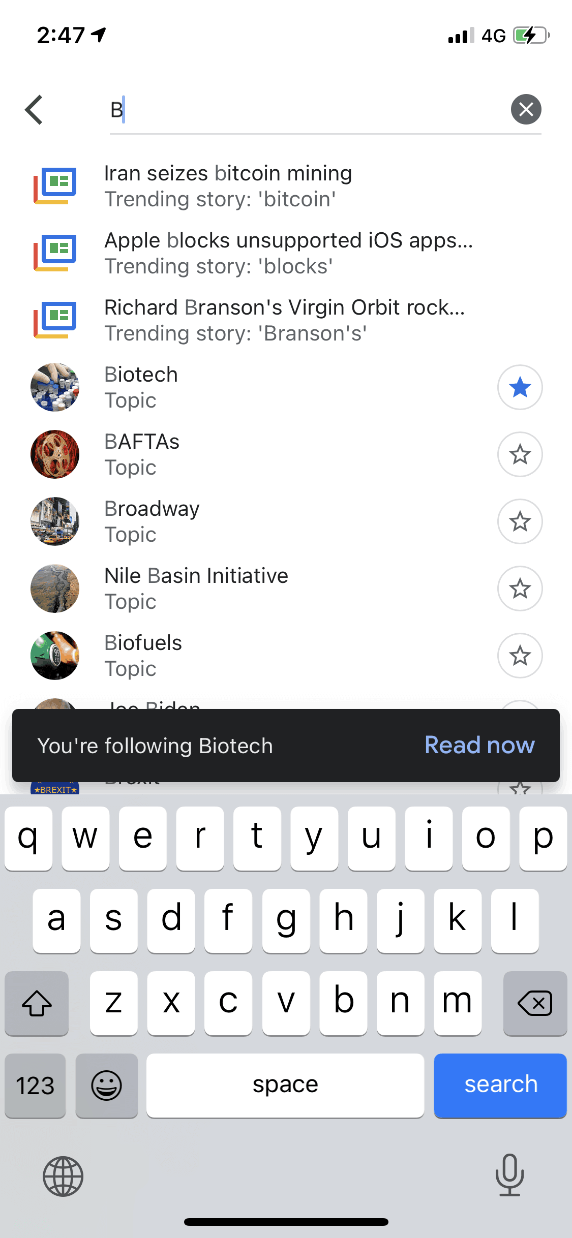 Google News iOS News interface screenshot 23