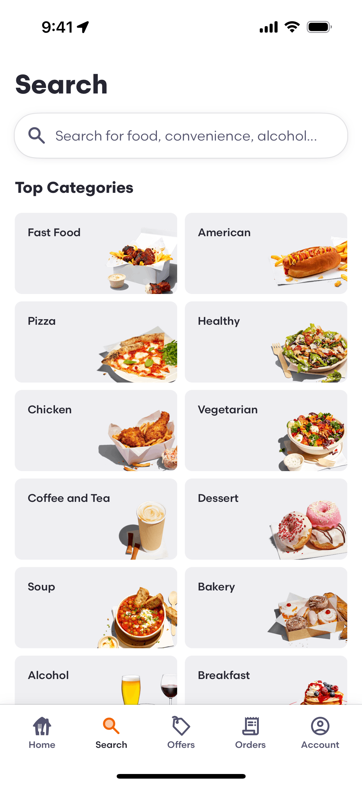 Grubhub iOS Food & Drink interface screenshot 12