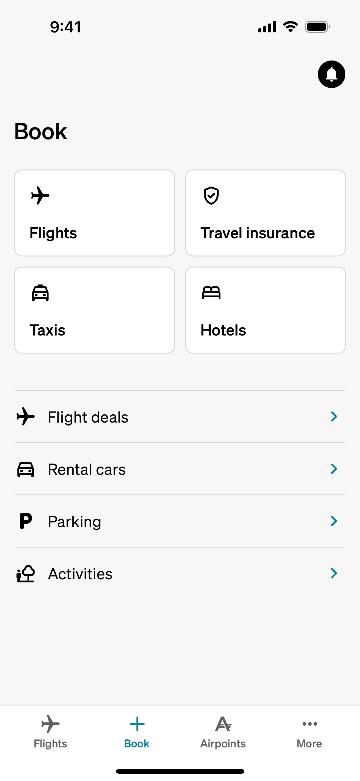 Air NZ iOS Travel & Transportation interface screenshot 20