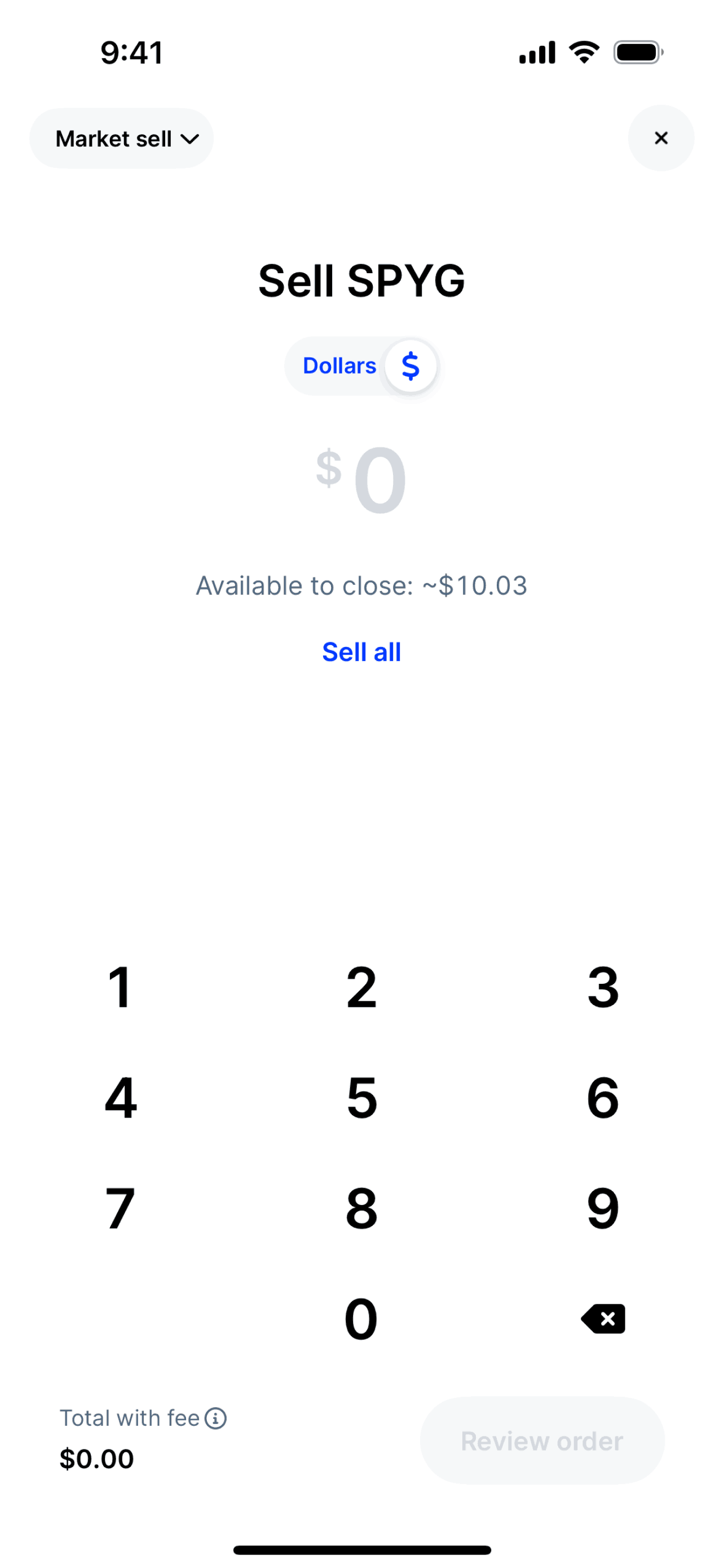 Public iOS Finance interface screenshot 7