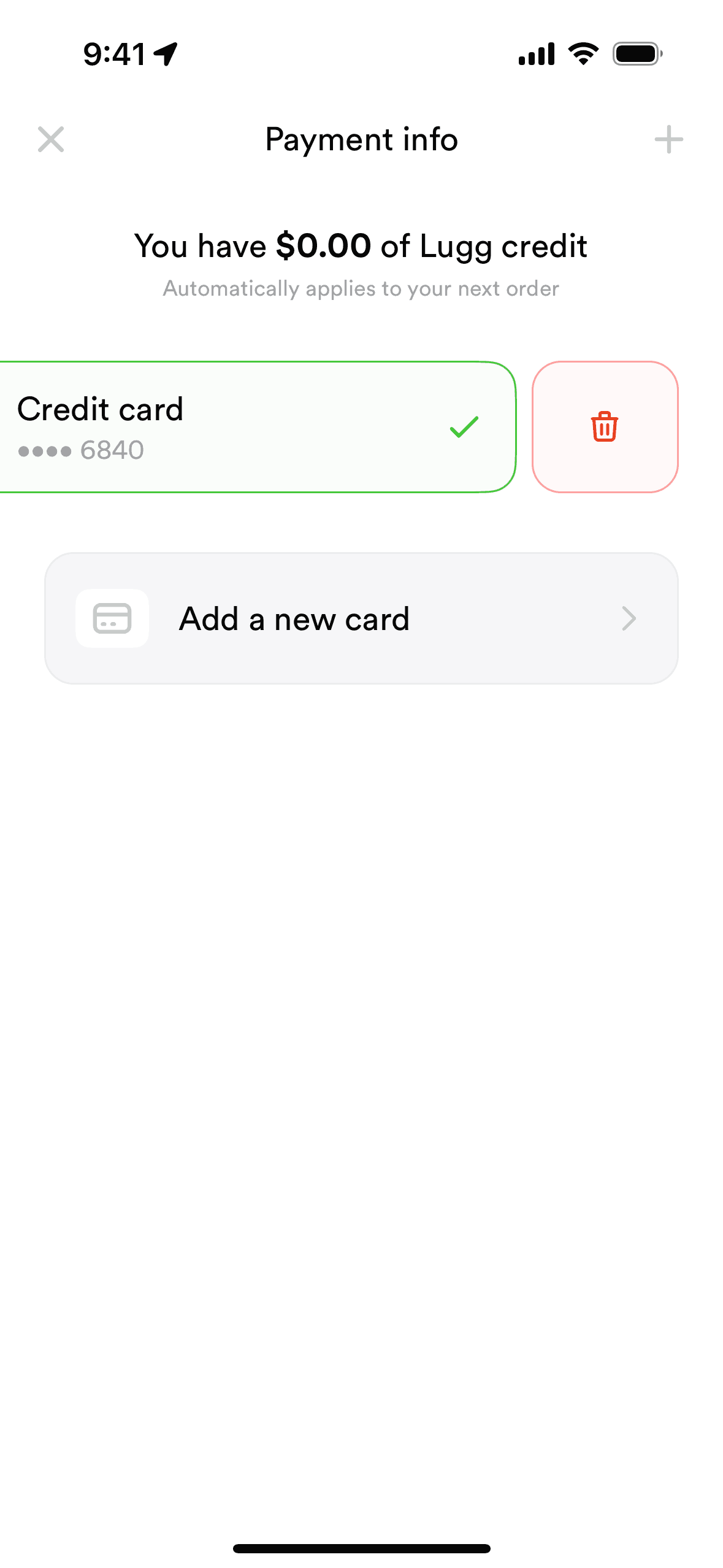Lugg iOS Lifestyle interface screenshot 19
