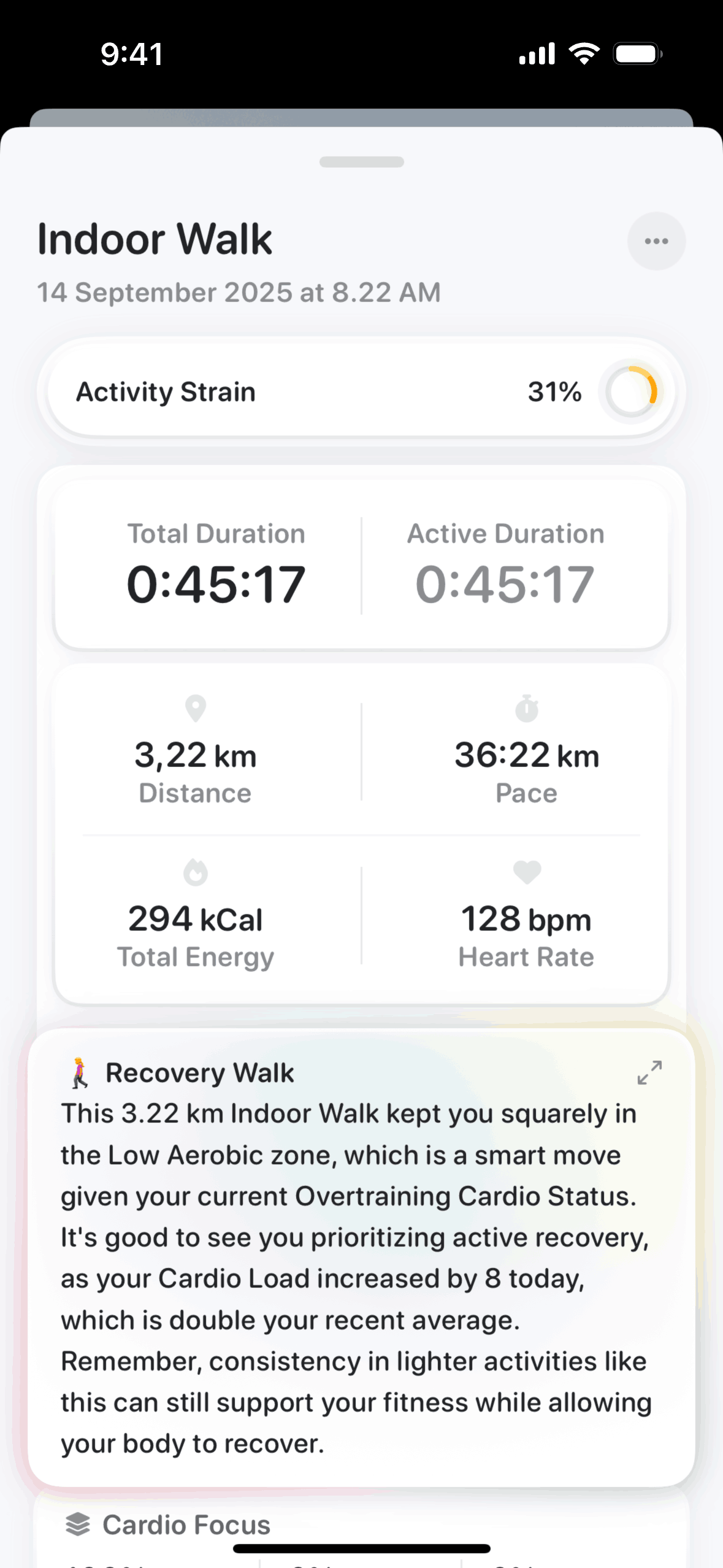 Bevel iOS Health & Fitness interface screenshot 23