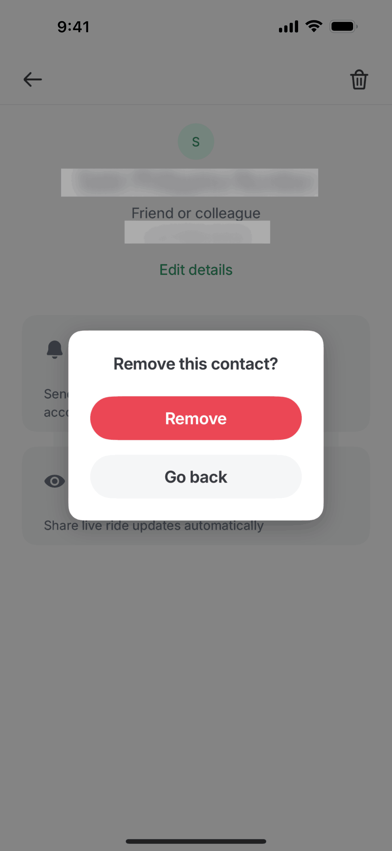 Bolt iOS Travel & Transportation interface screenshot 5