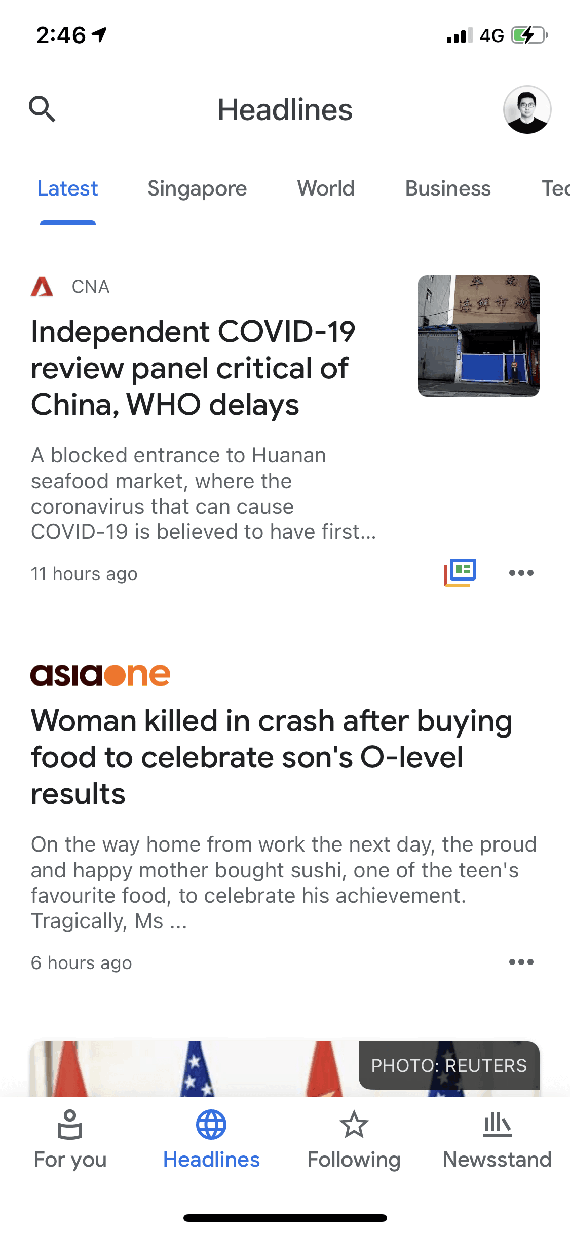 Google News iOS News interface screenshot 15