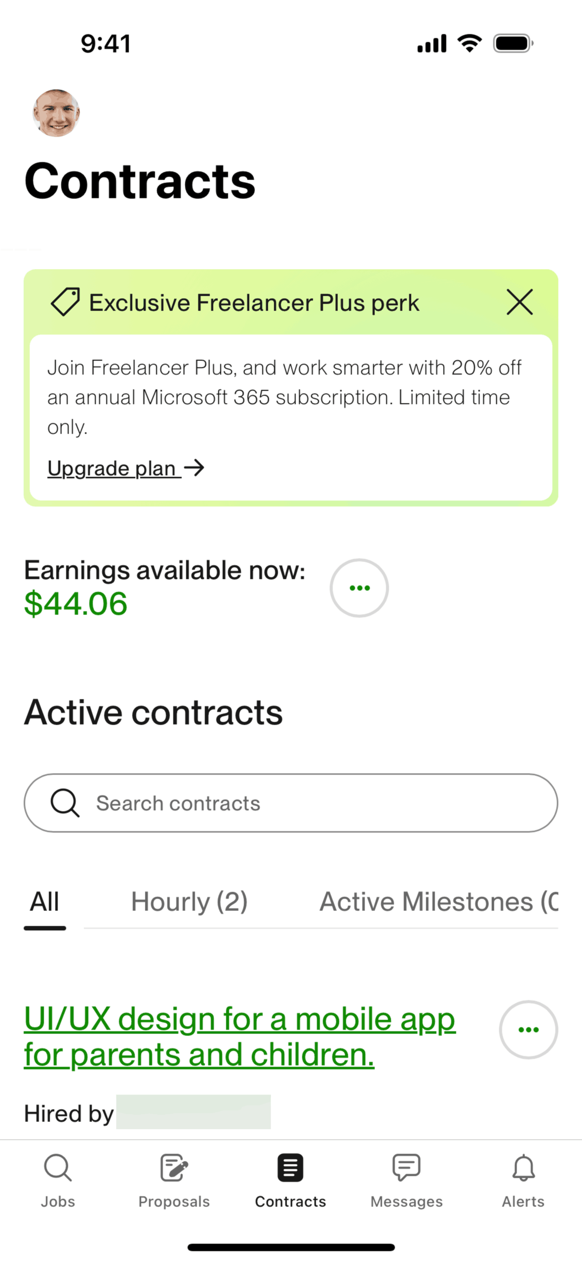 Upwork iOS Business interface screenshot 15