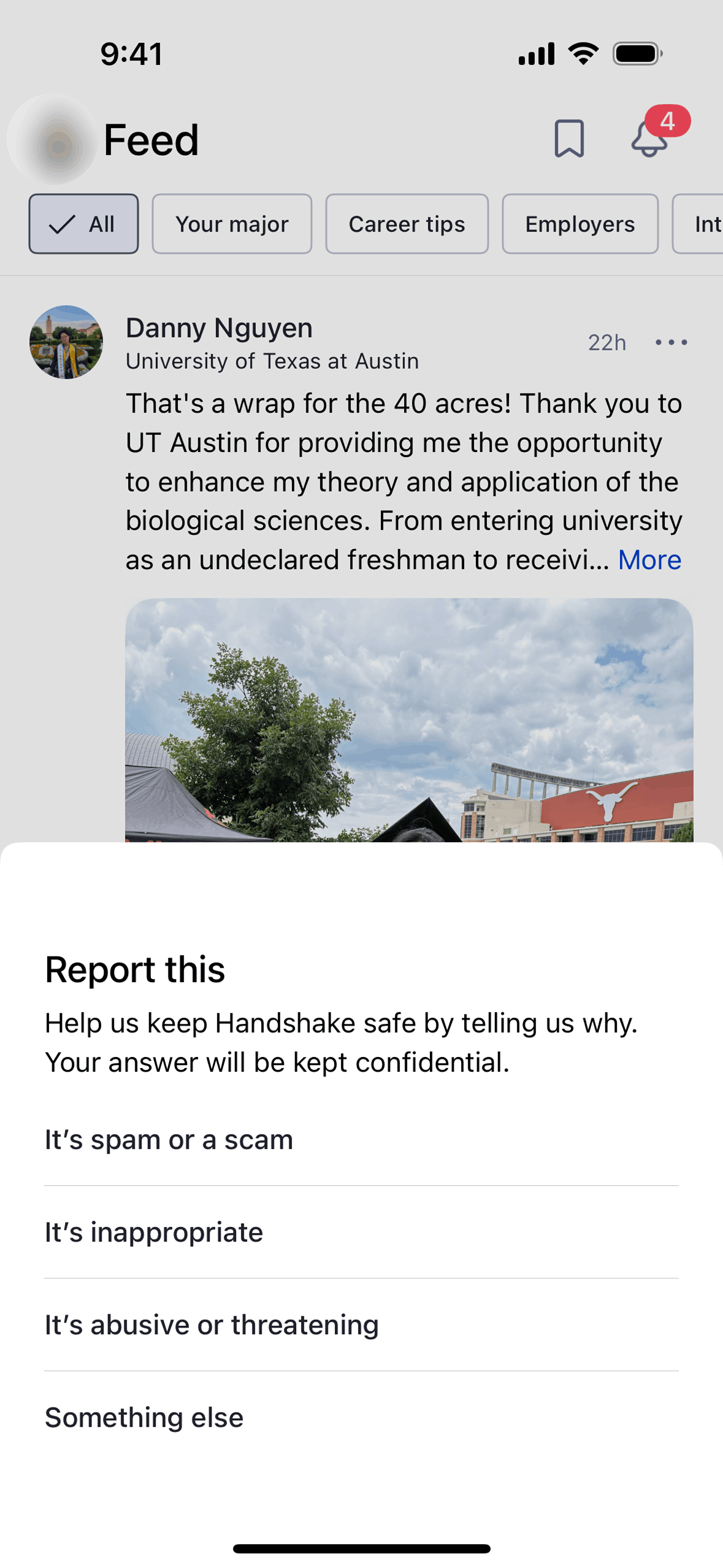 Handshake iOS Business interface screenshot 21