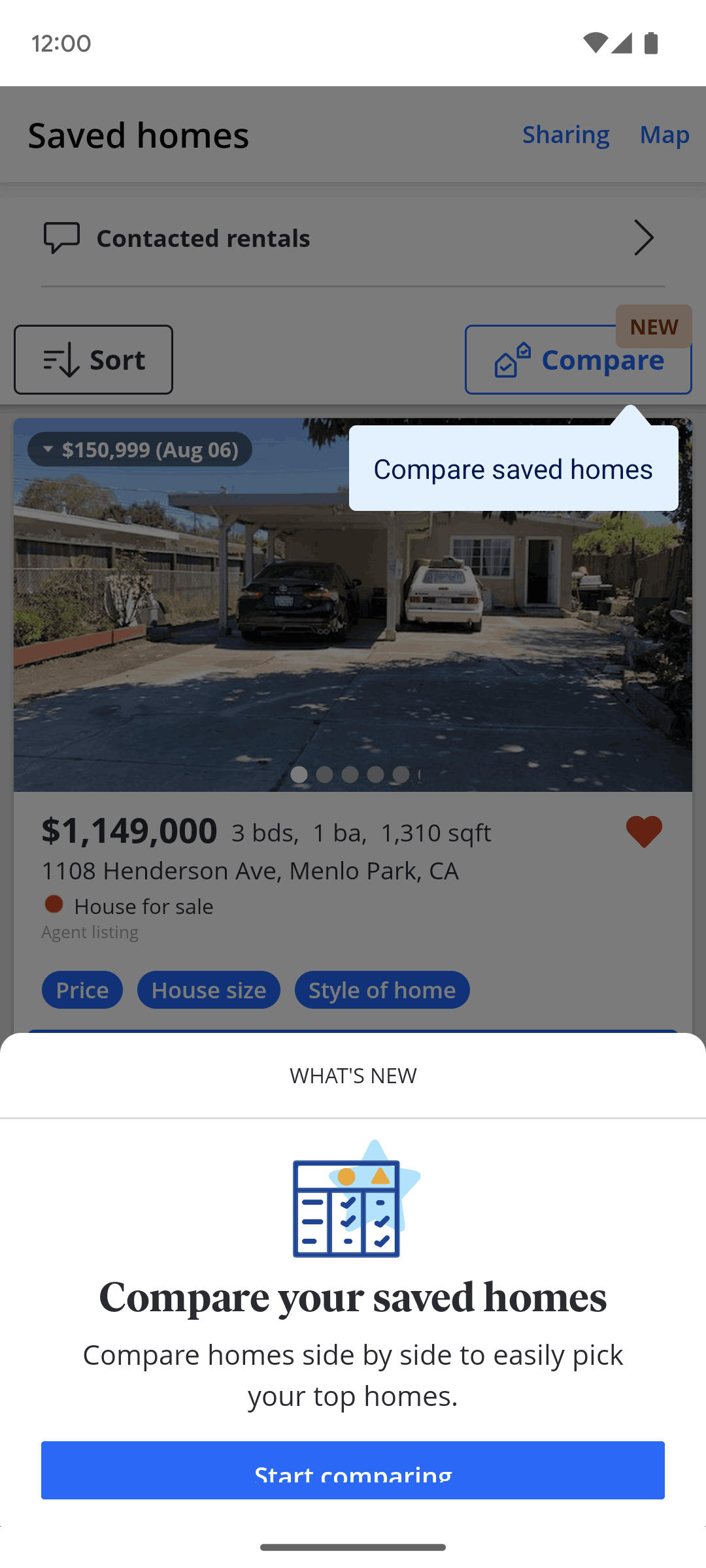 Zillow Android Real Estate interface screenshot 7