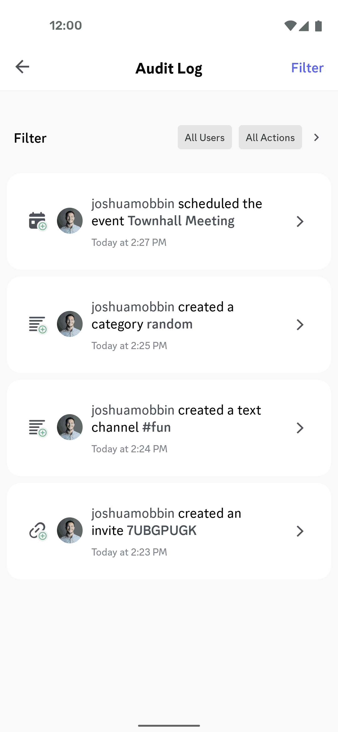 Discord Android Social Networking interface screenshot 20
