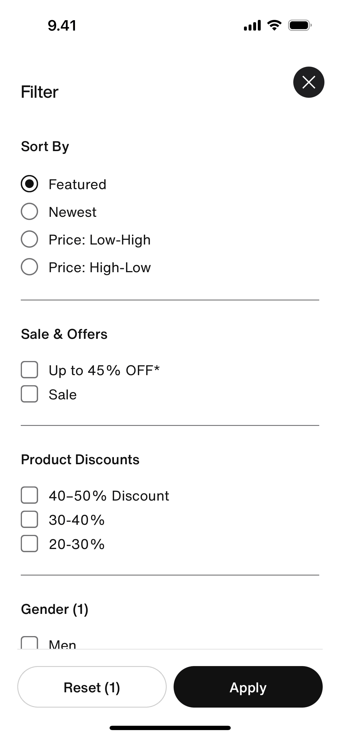 Nike iOS Shopping interface screenshot 12