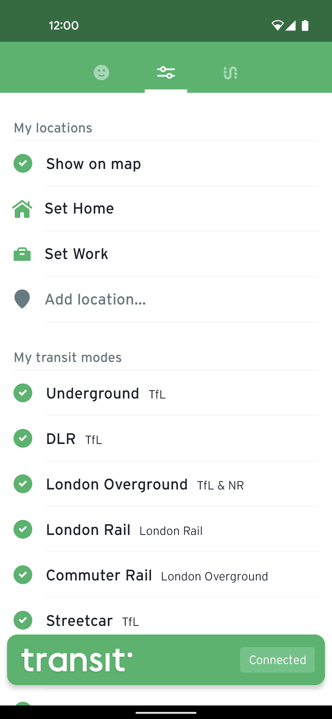 Transit Android Maps & Navigation interface screenshot 7