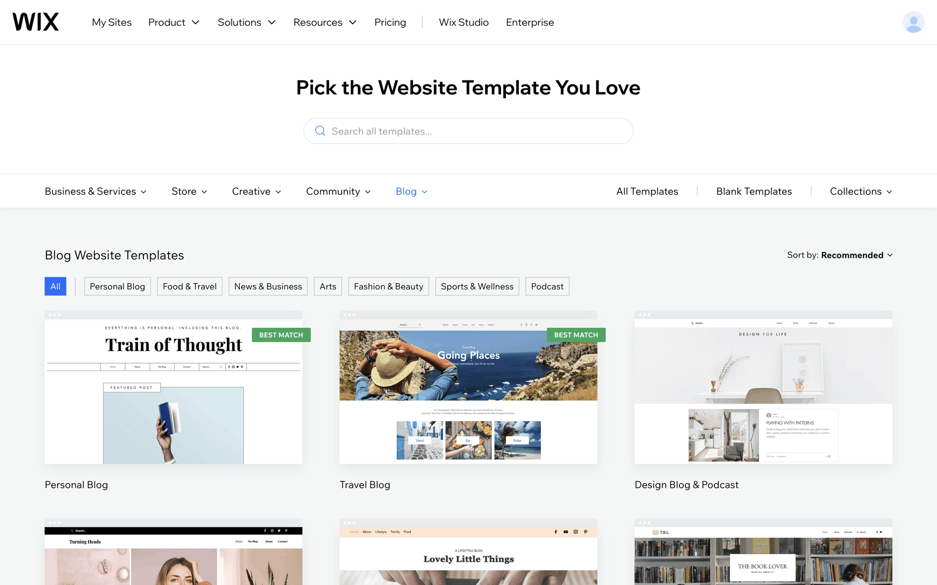 Wix Web AI interface screenshot 1