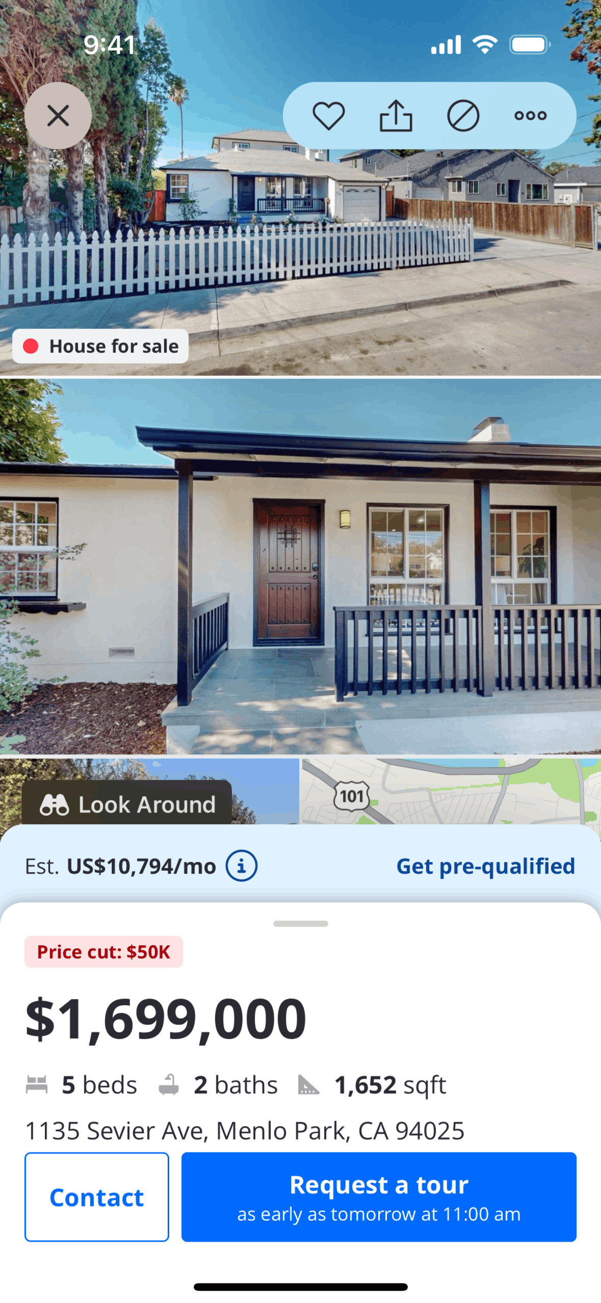Zillow iOS Real Estate interface screenshot 10