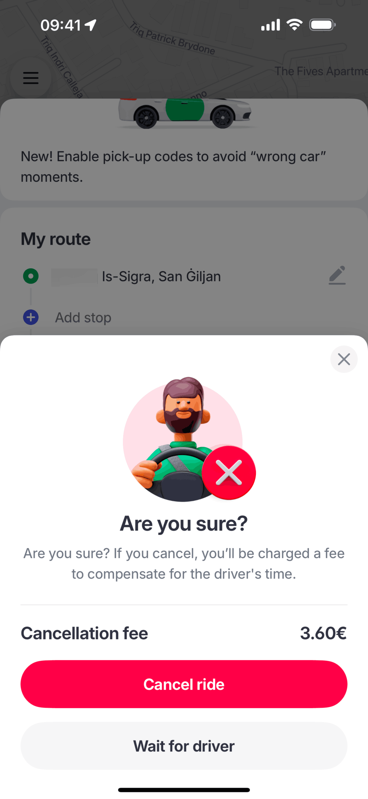 Bolt iOS Travel & Transportation interface screenshot 19