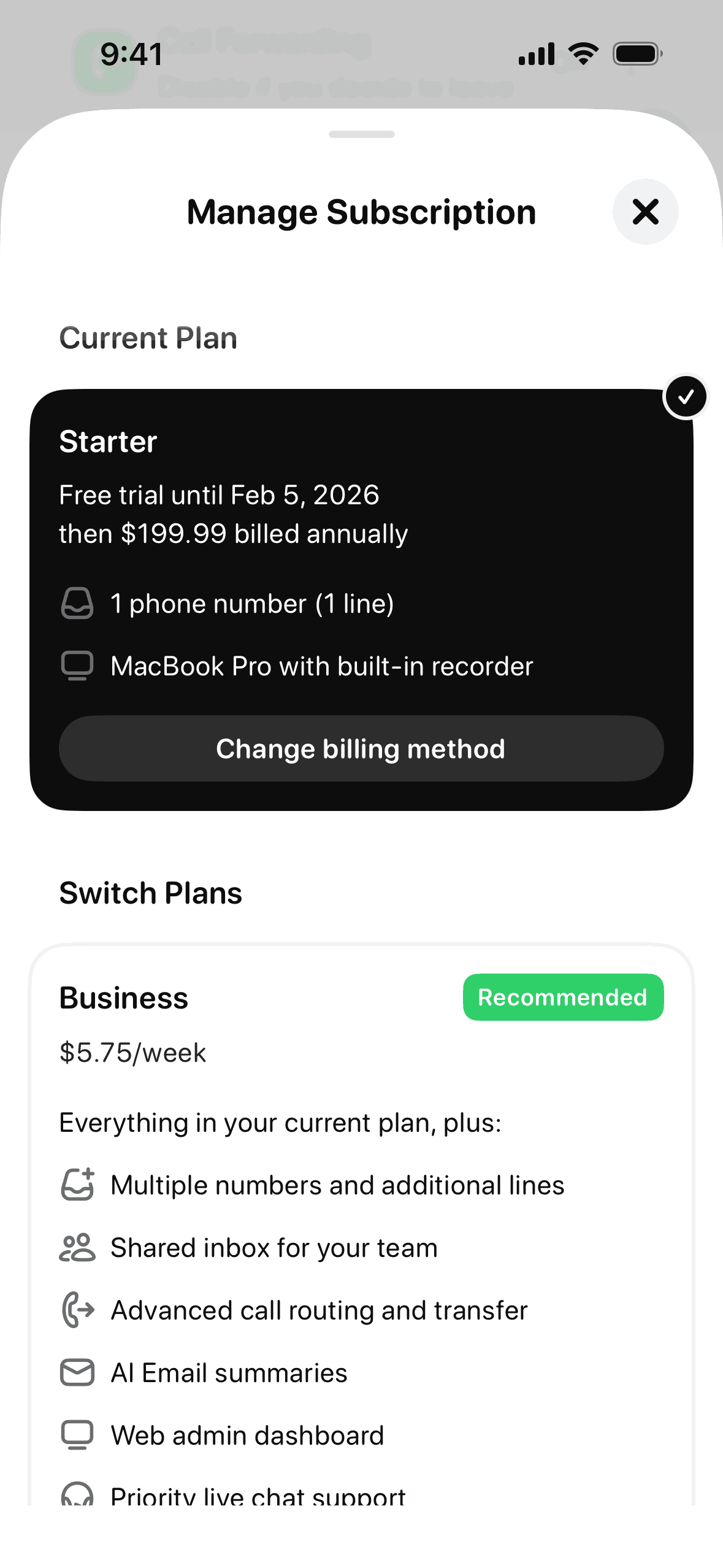 Beside iOS AI interface screenshot 4