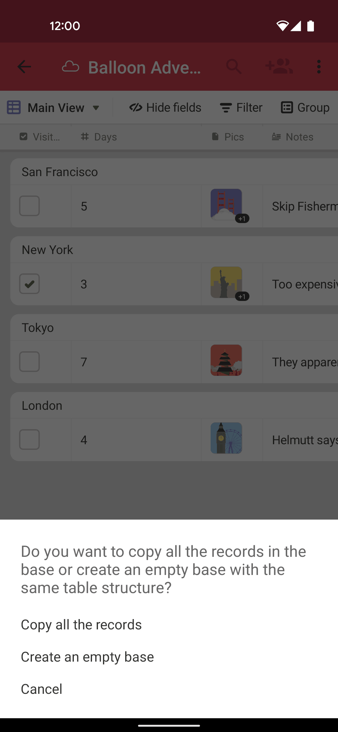 Airtable Android Productivity interface screenshot 23
