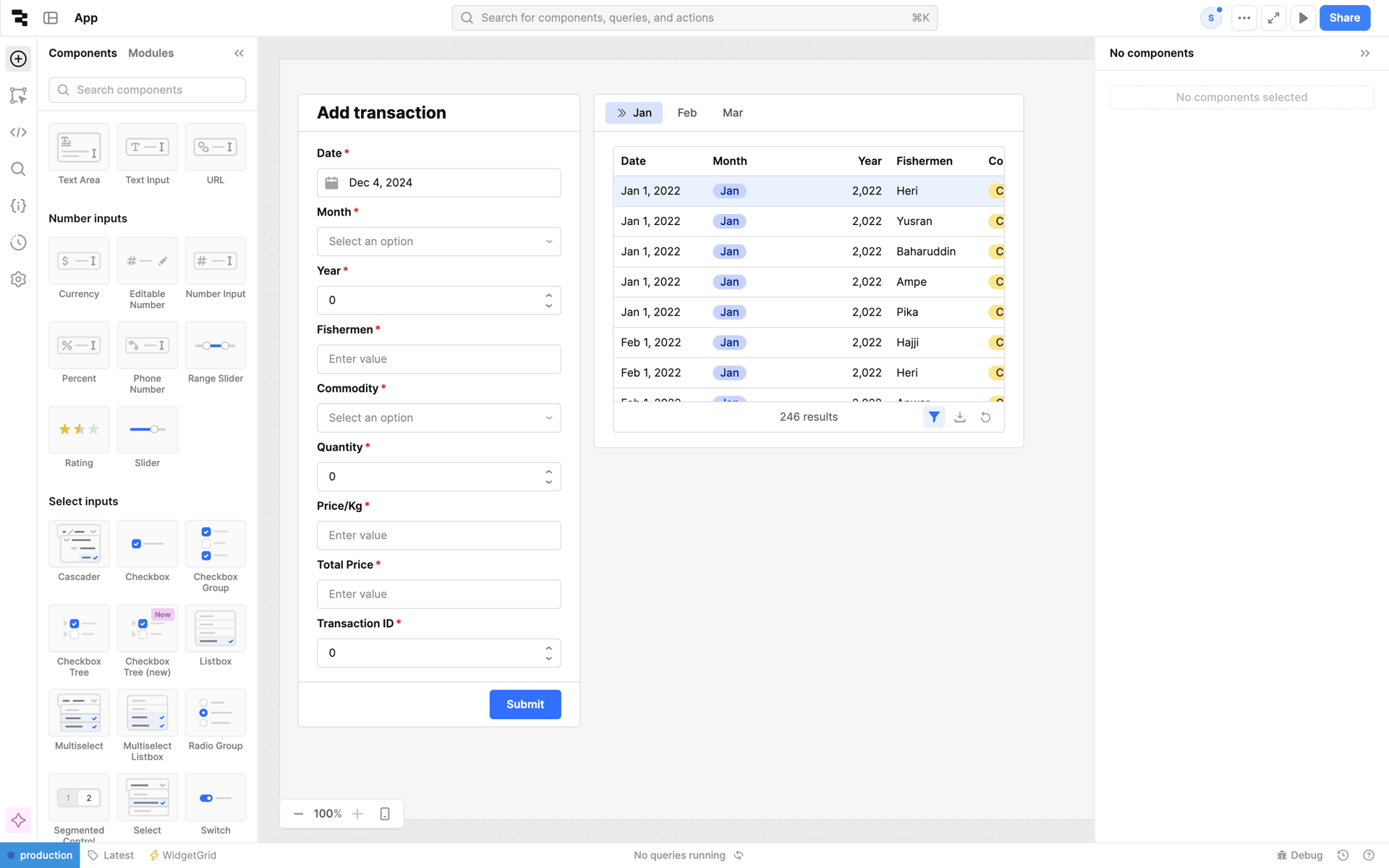Retool Web Developer Tools interface screenshot 19