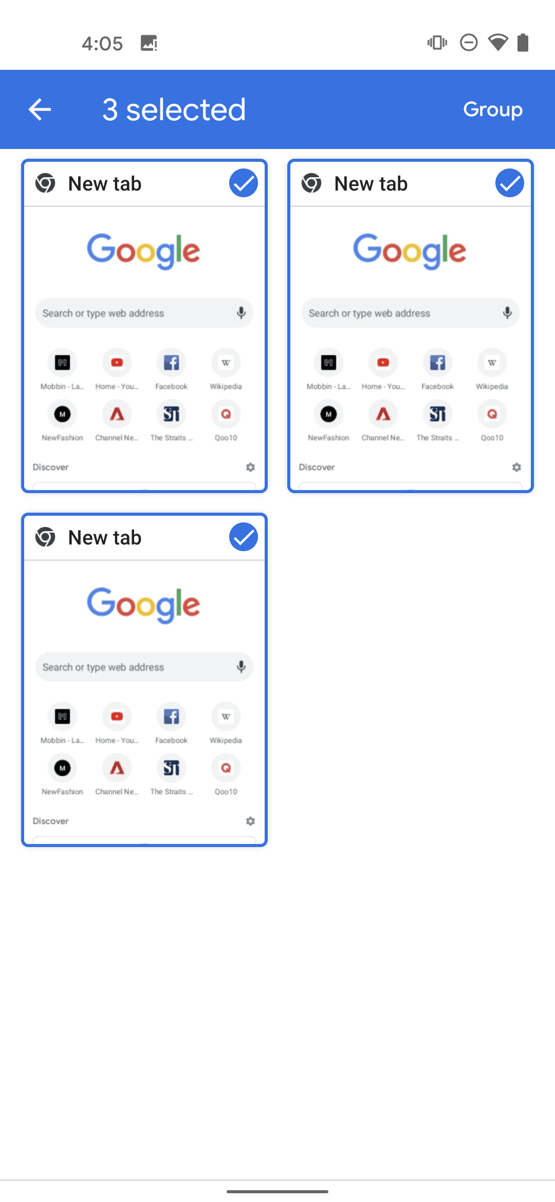 Google Chrome Android Utilities interface screenshot 13