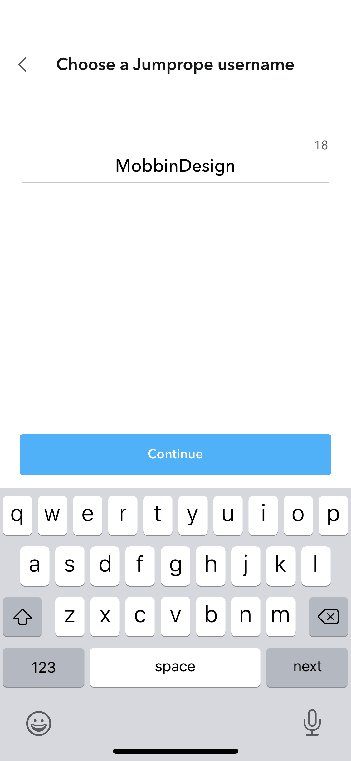 Jumprope iOS Photo & Video interface screenshot 10