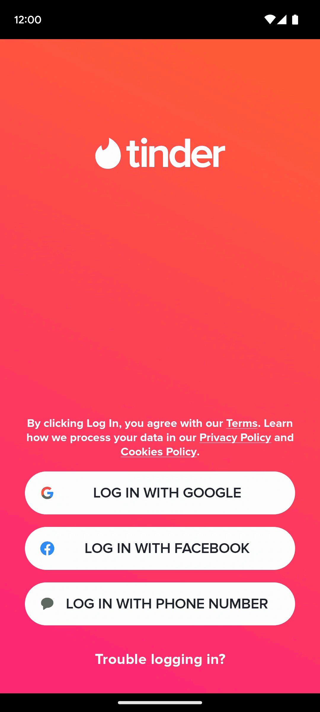 Tinder Android Social Networking interface screenshot 5
