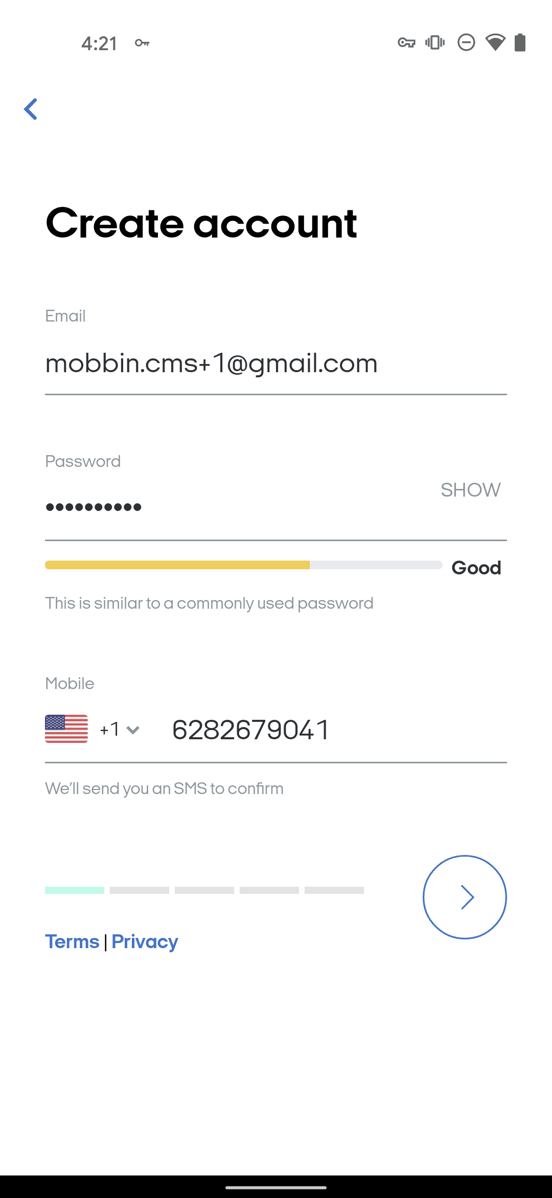 Afterpay Android Shopping interface screenshot 7