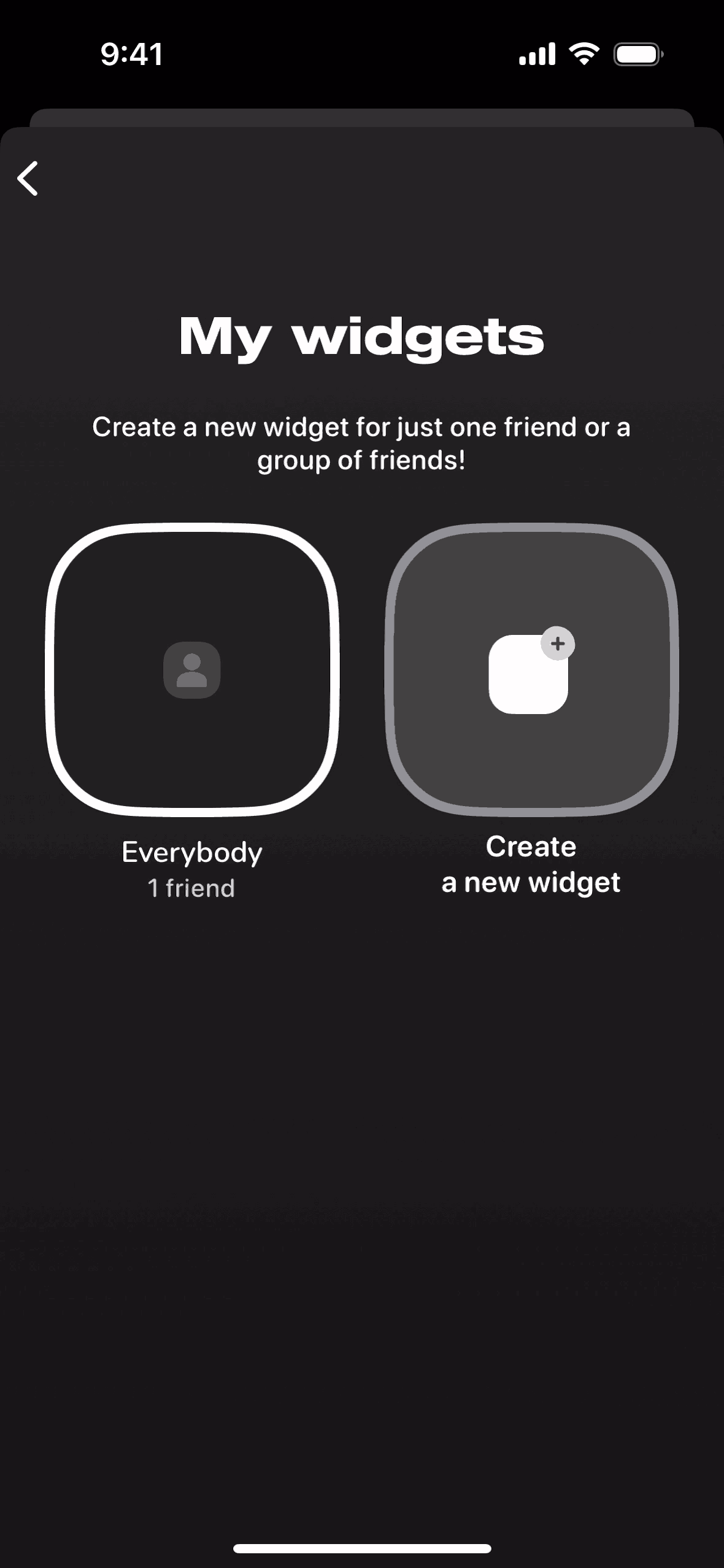 Airbuds Widget iOS Social Networking interface screenshot 11