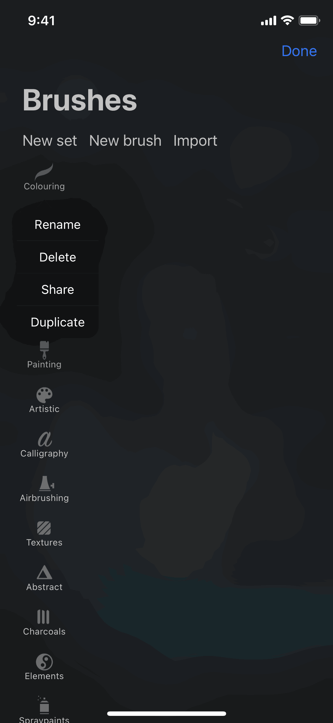 Procreate Pocket iOS Graphics & Design interface screenshot 13