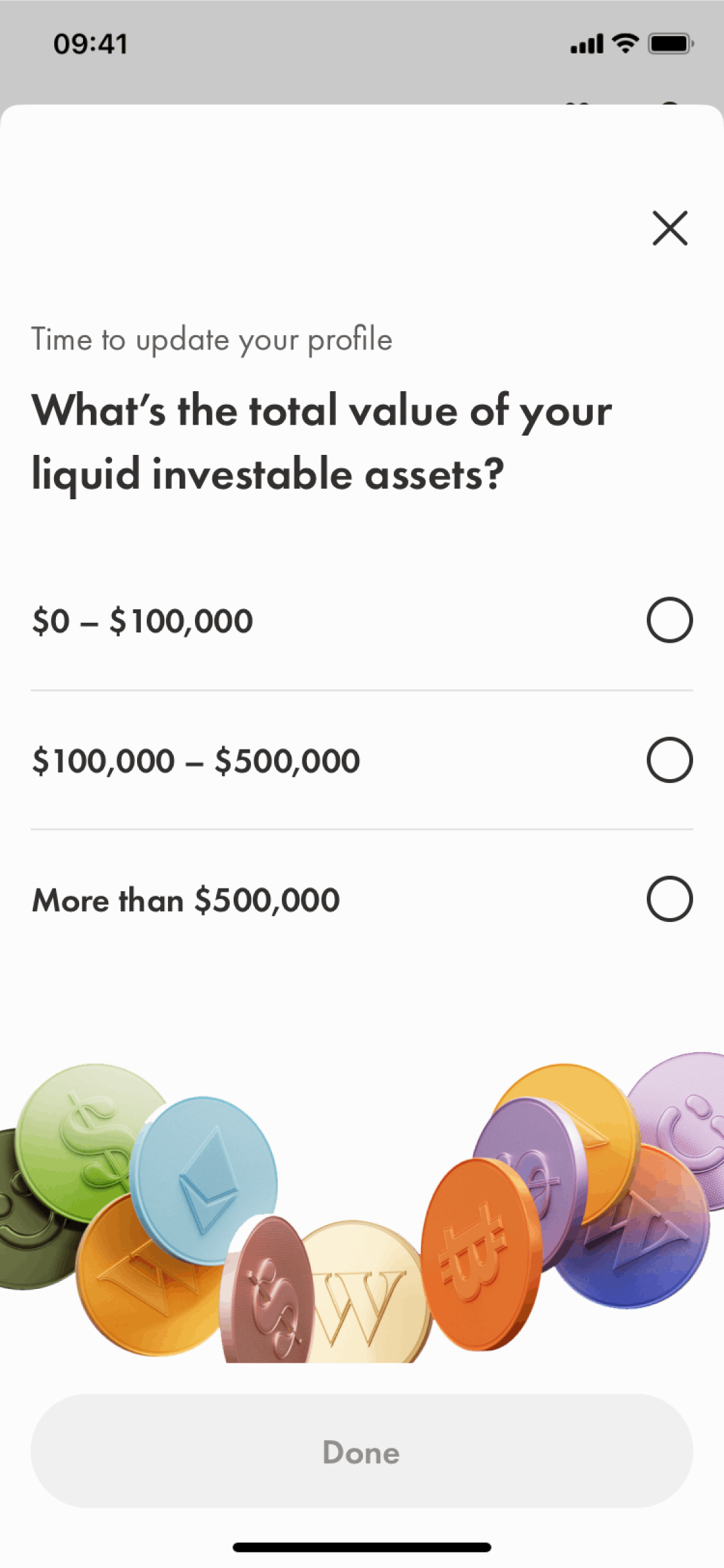 Wealthsimple iOS Finance interface screenshot 12