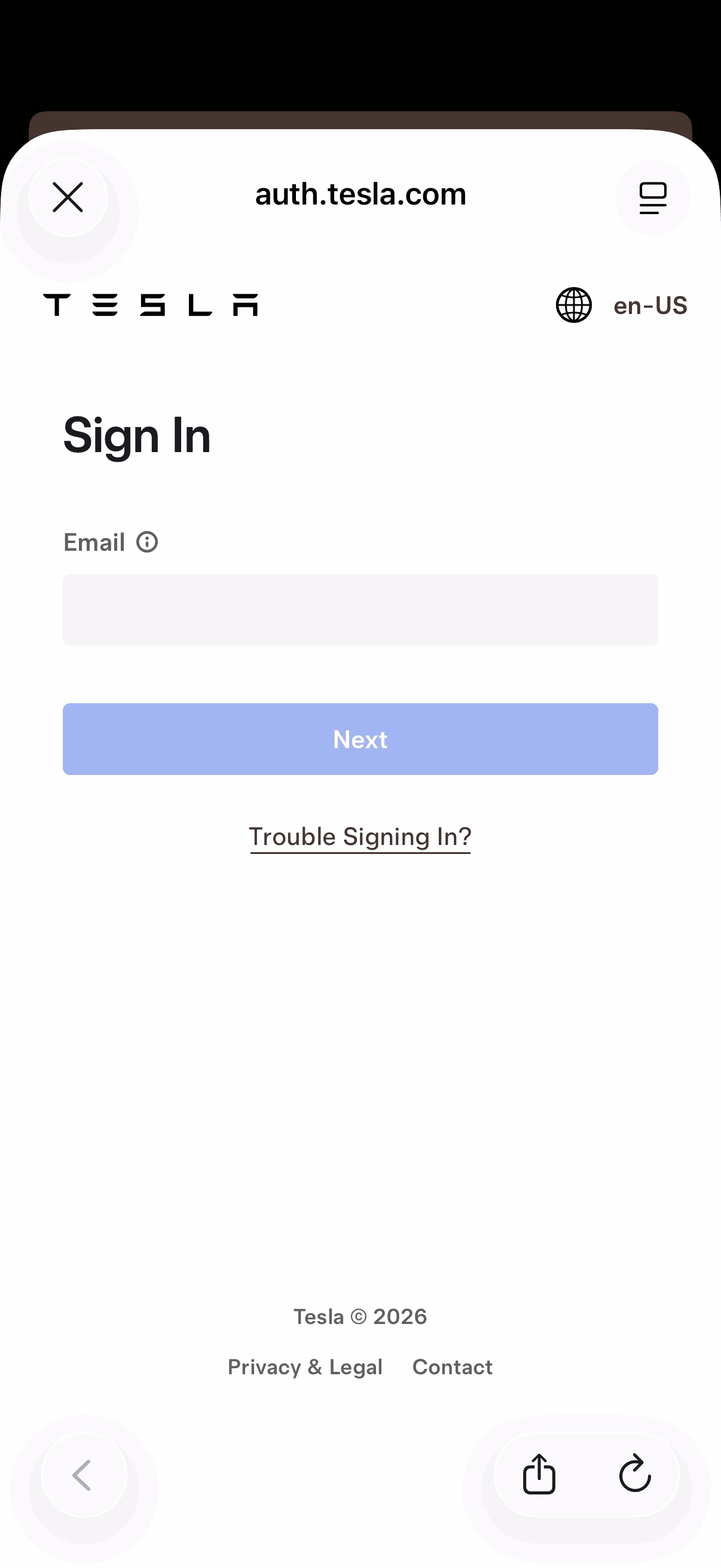Tesla Robotaxi iOS Travel & Transportation interface screenshot 5
