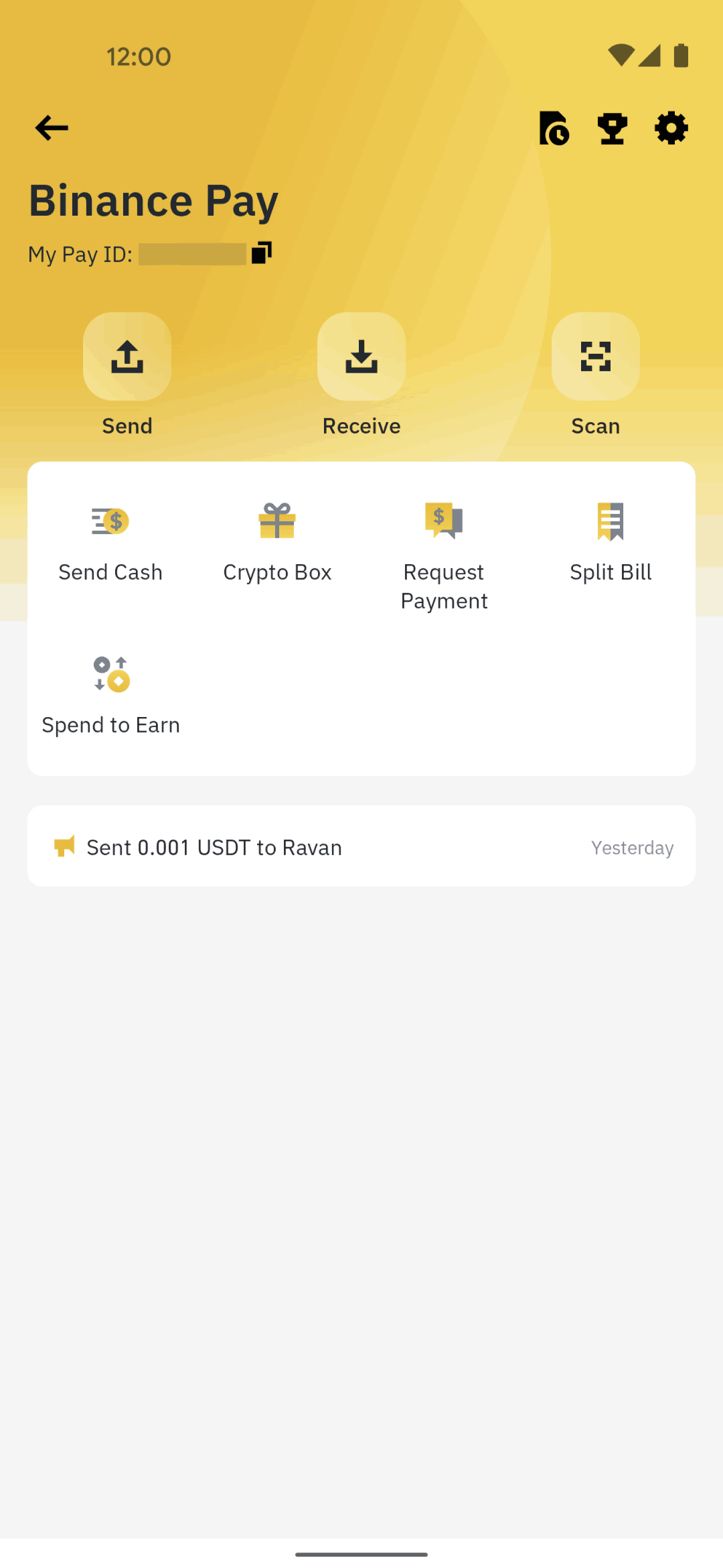 Binance Android Finance interface screenshot 18
