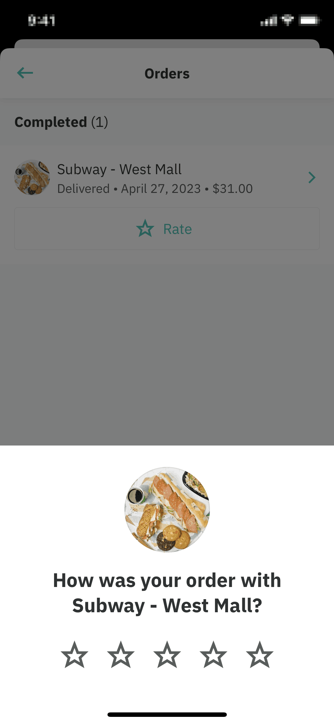 Deliveroo iOS Food & Drink interface screenshot 22