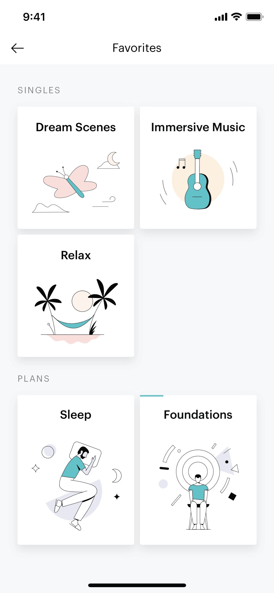 Balance iOS Health & Fitness interface screenshot 13