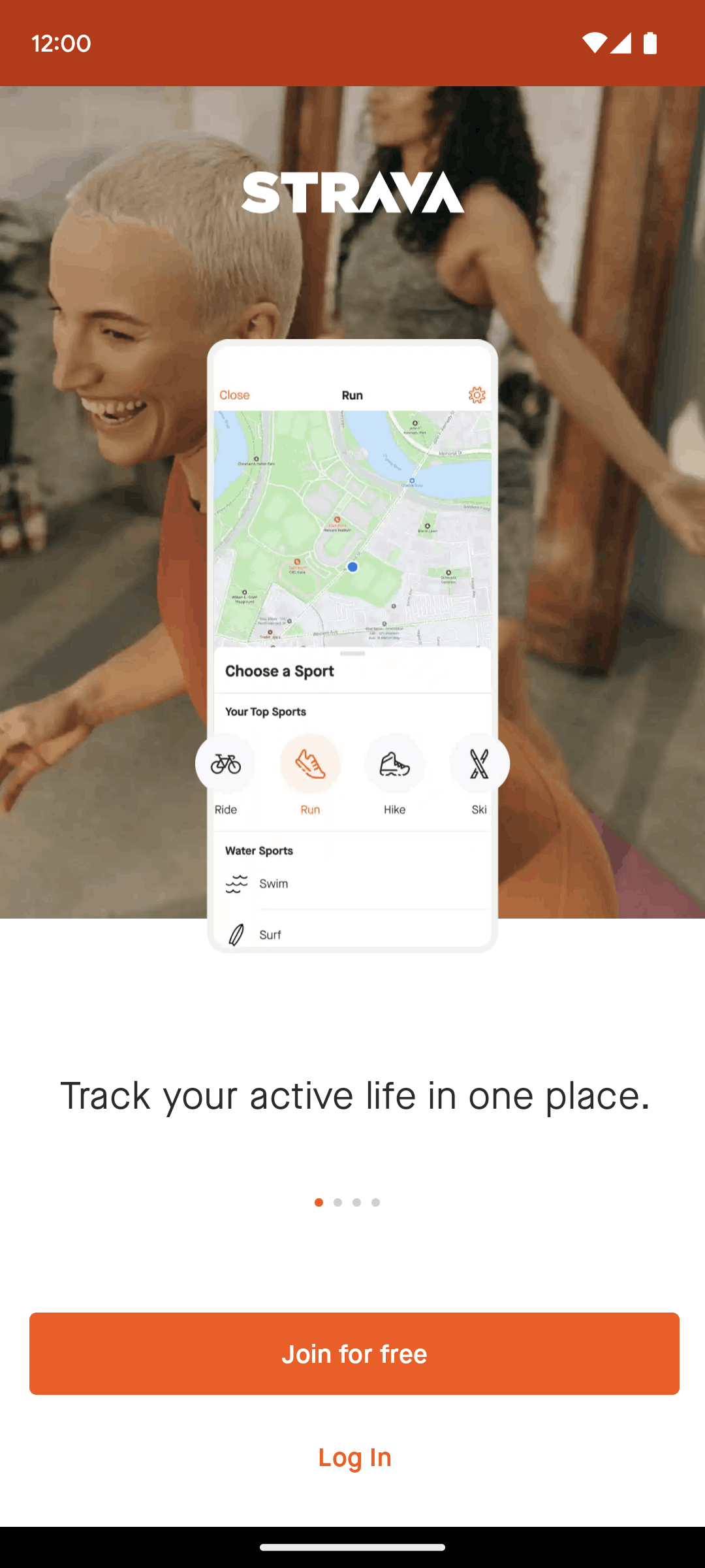 Strava Android Health & Fitness interface screenshot 2