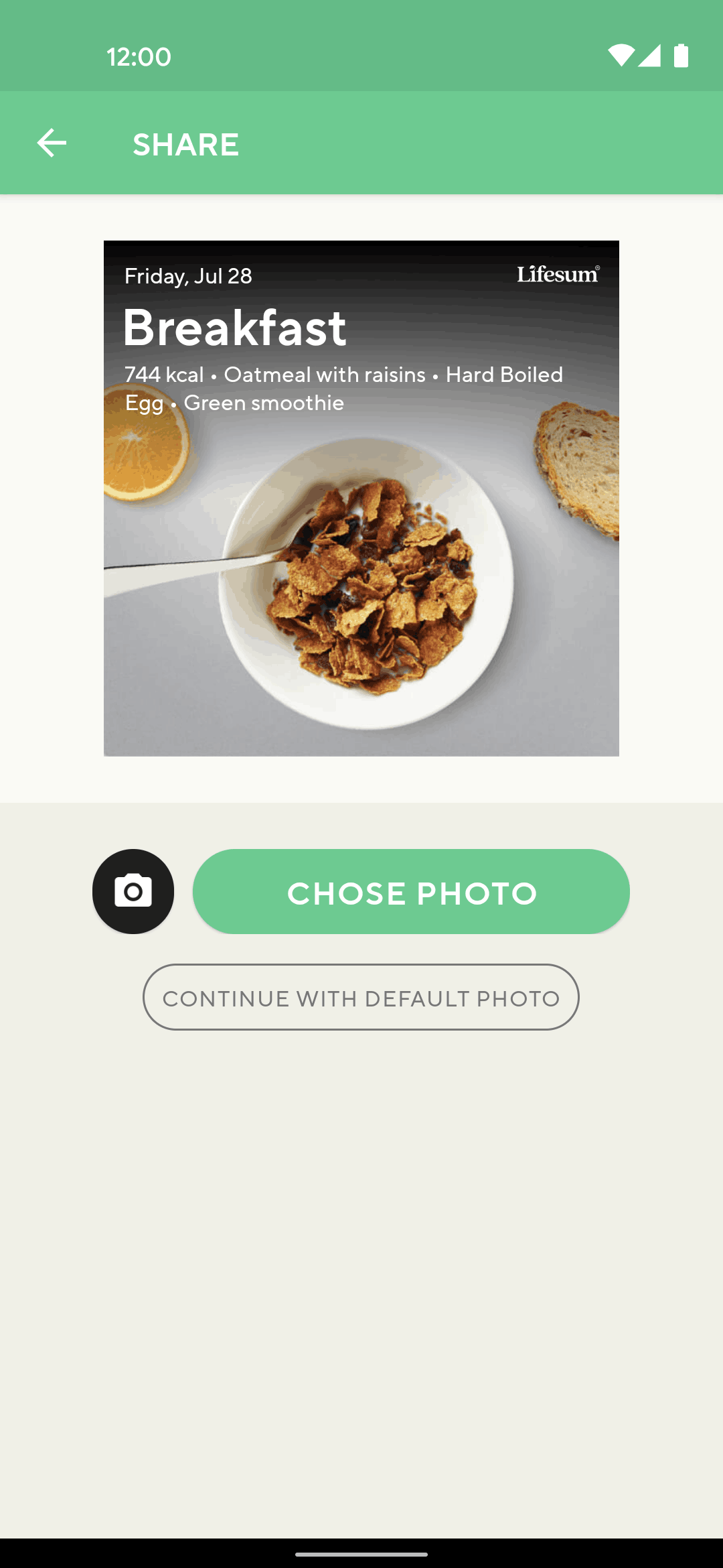 Lifesum Android Health & Fitness interface screenshot 12