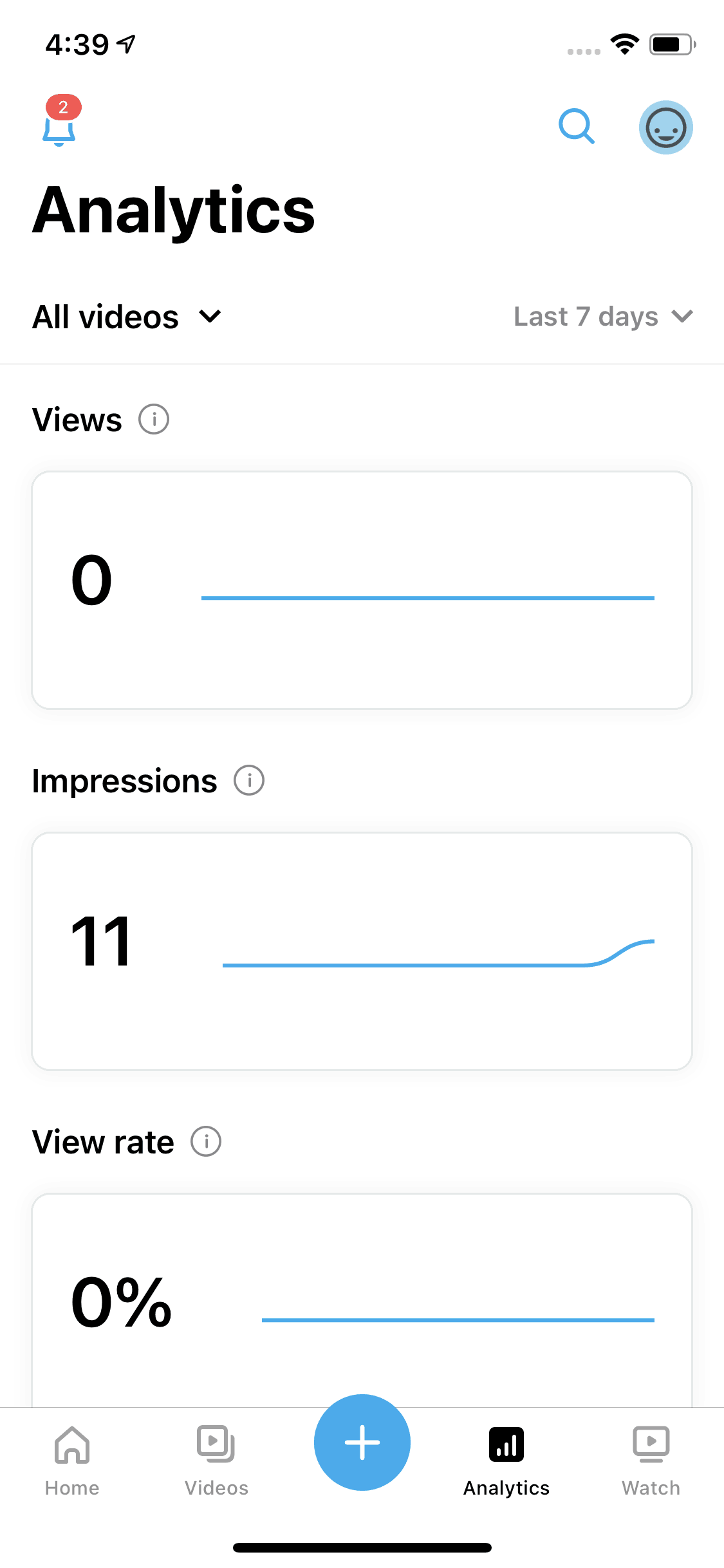 Vimeo iOS Photo & Video interface screenshot 11