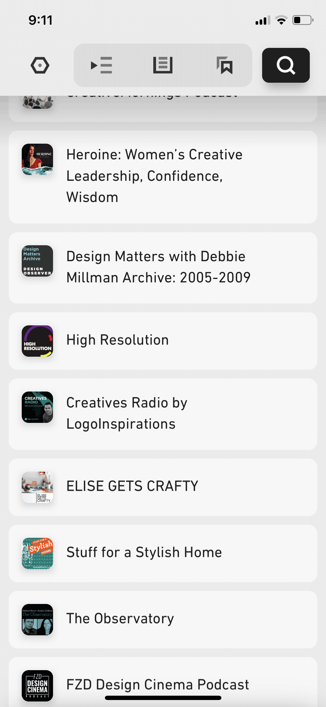 Agora iOS News interface screenshot 4