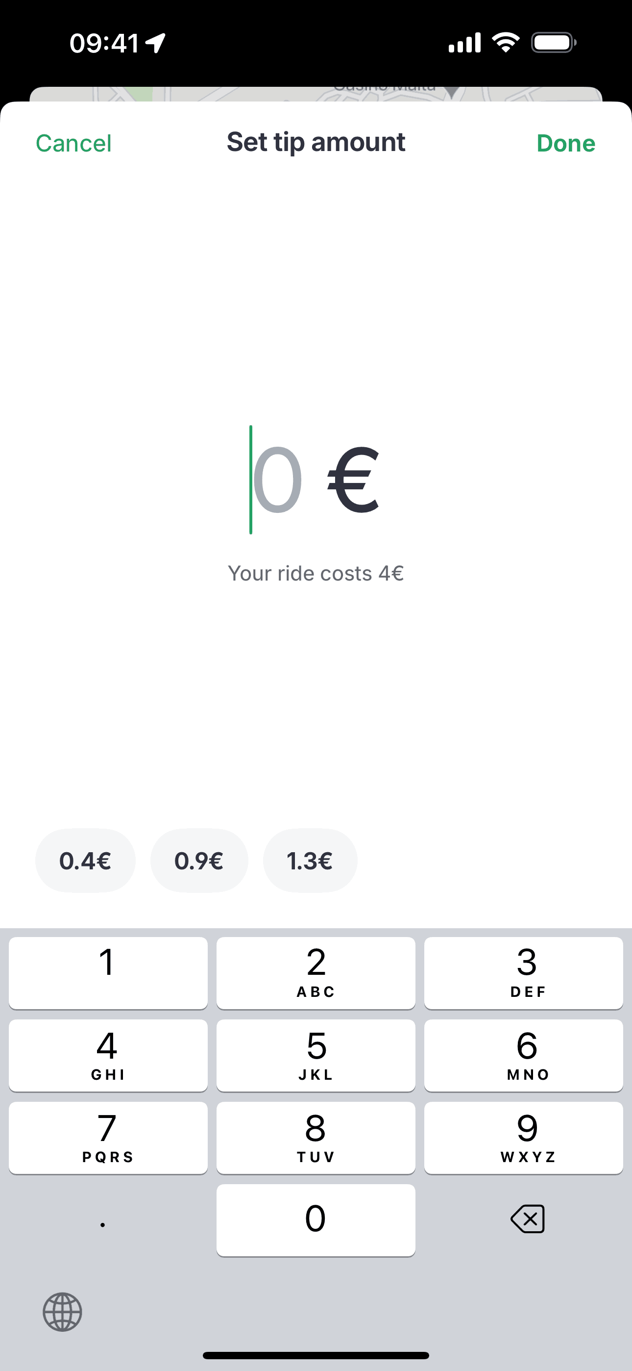 Bolt iOS Travel & Transportation interface screenshot 20