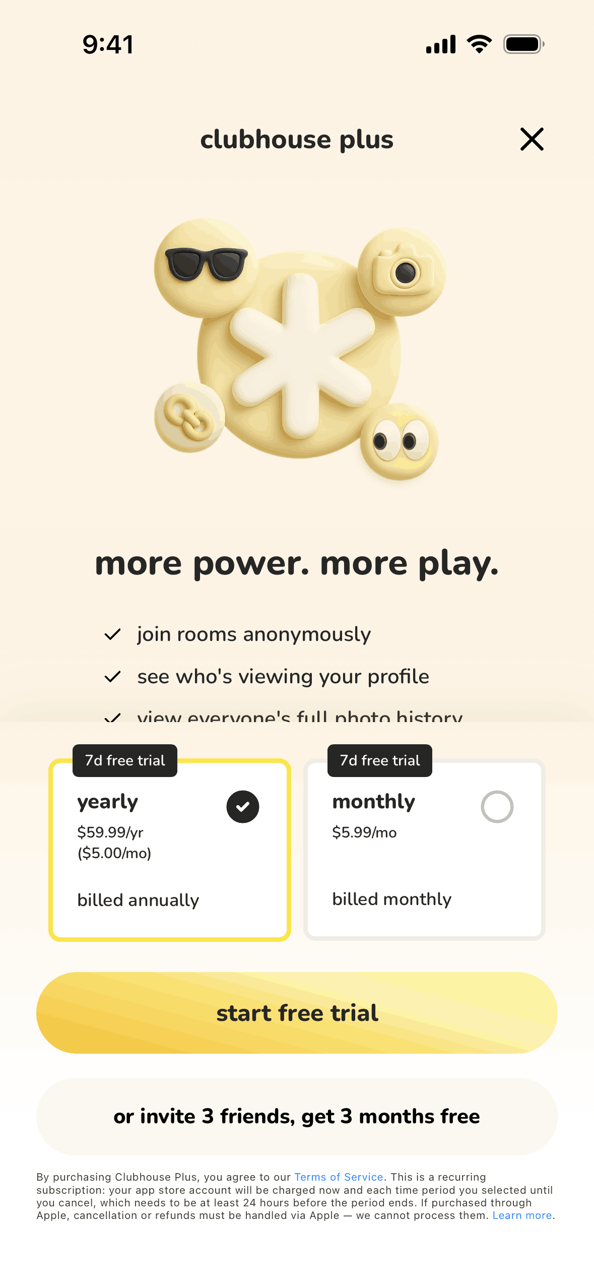 Clubhouse iOS Social Networking interface screenshot 17