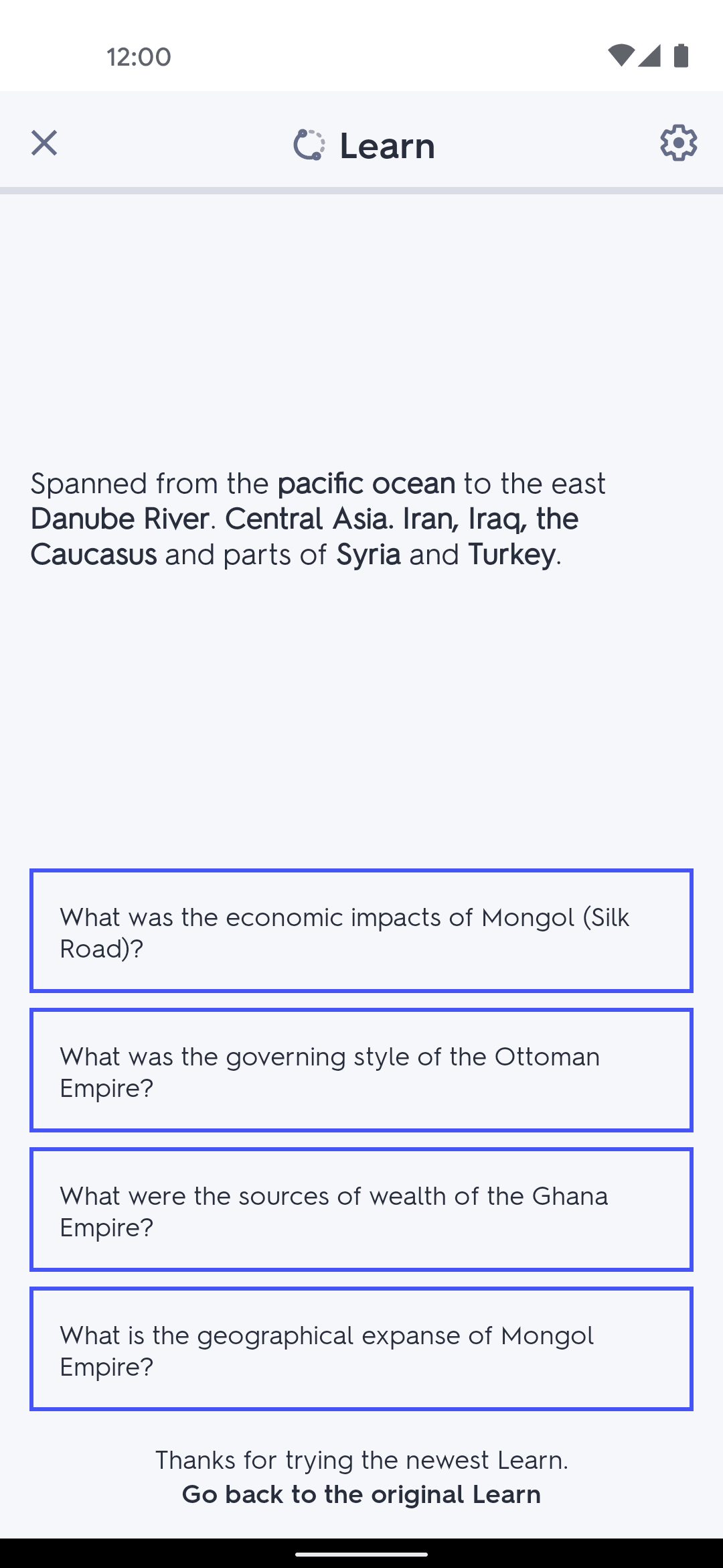 Quizlet Android Education interface screenshot 6