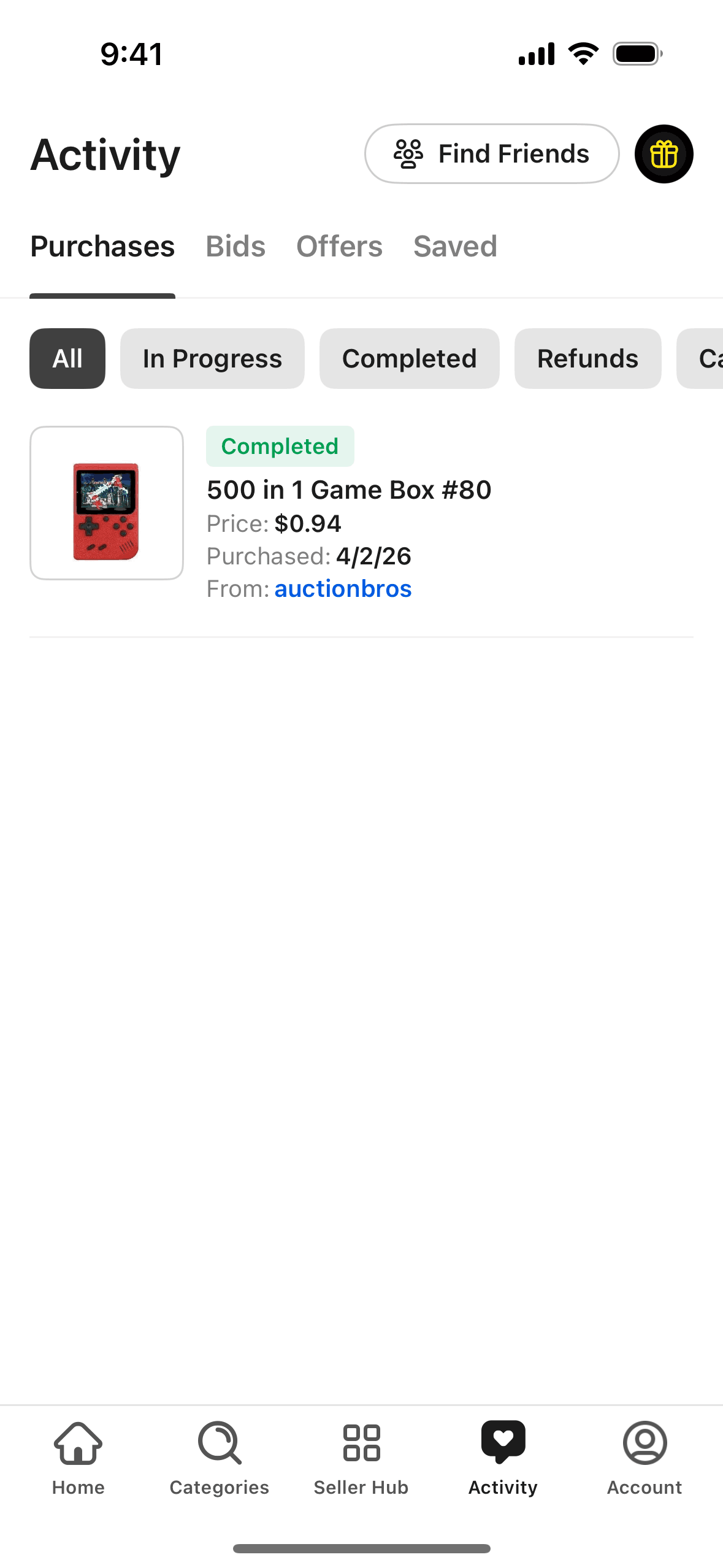 Whatnot iOS Shopping interface screenshot 2