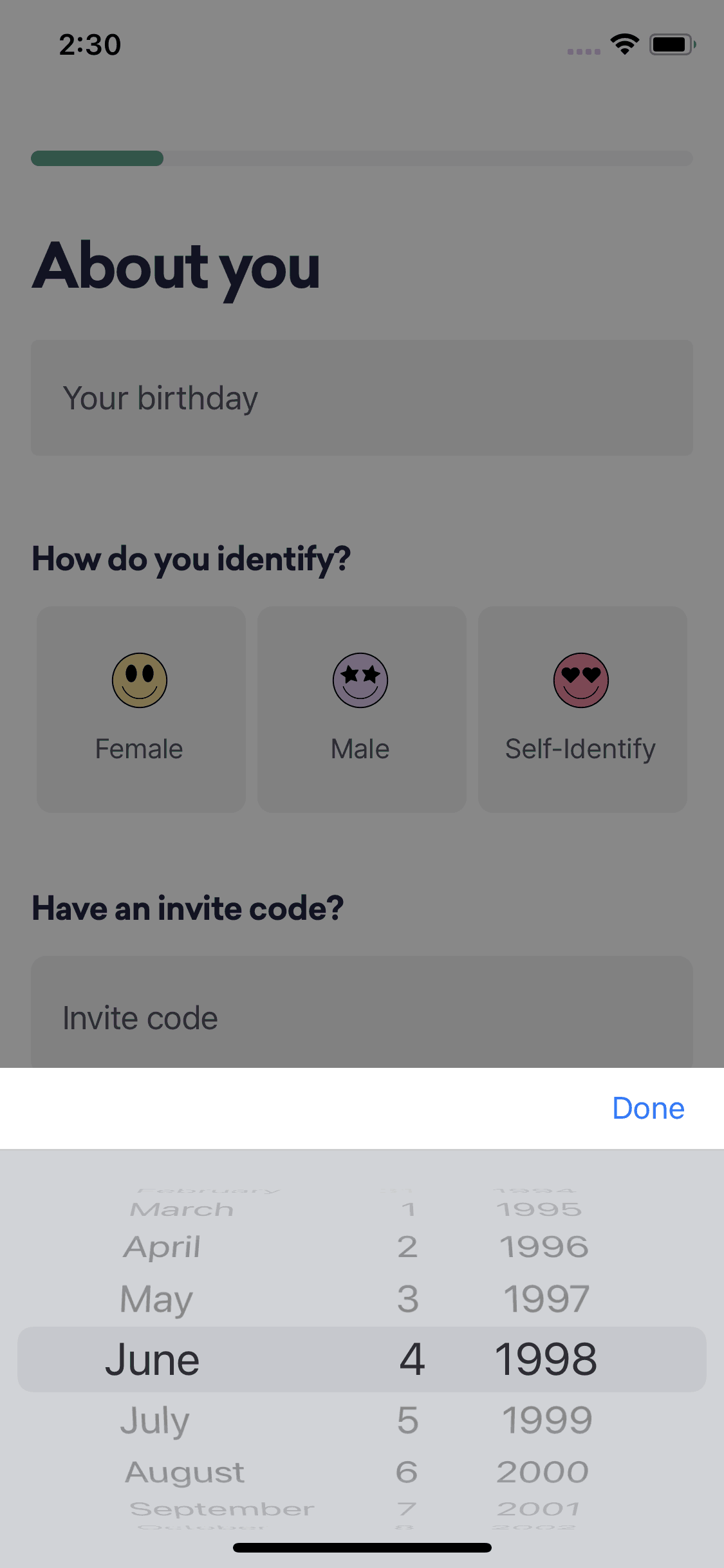 Drop iOS Lifestyle interface screenshot 5