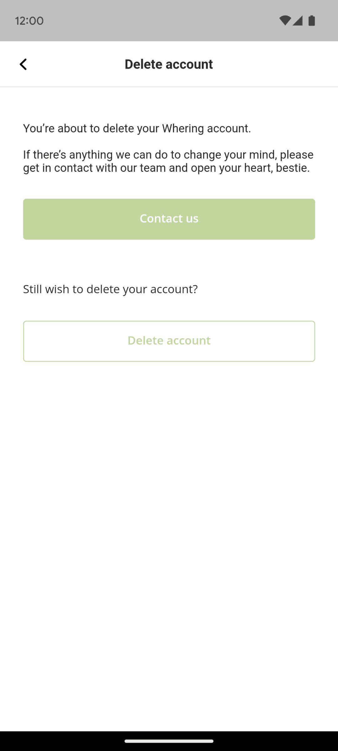Whering Android Lifestyle interface screenshot 24