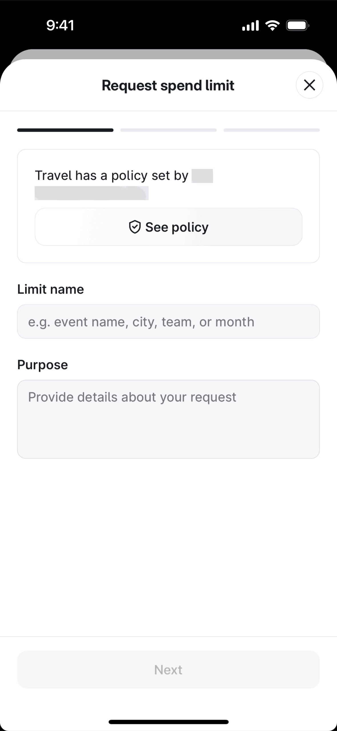 Brex iOS Business interface screenshot 18