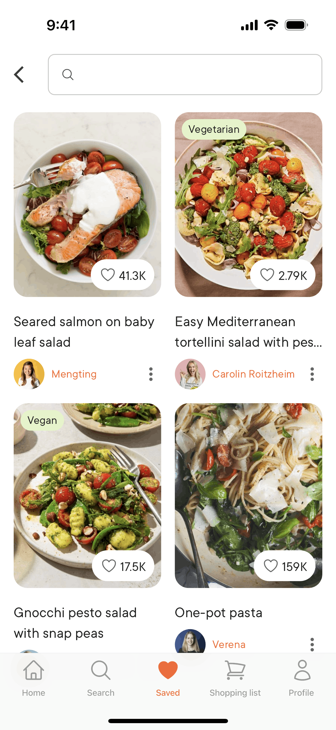 Kitchen Stories iOS Food & Drink interface screenshot 2