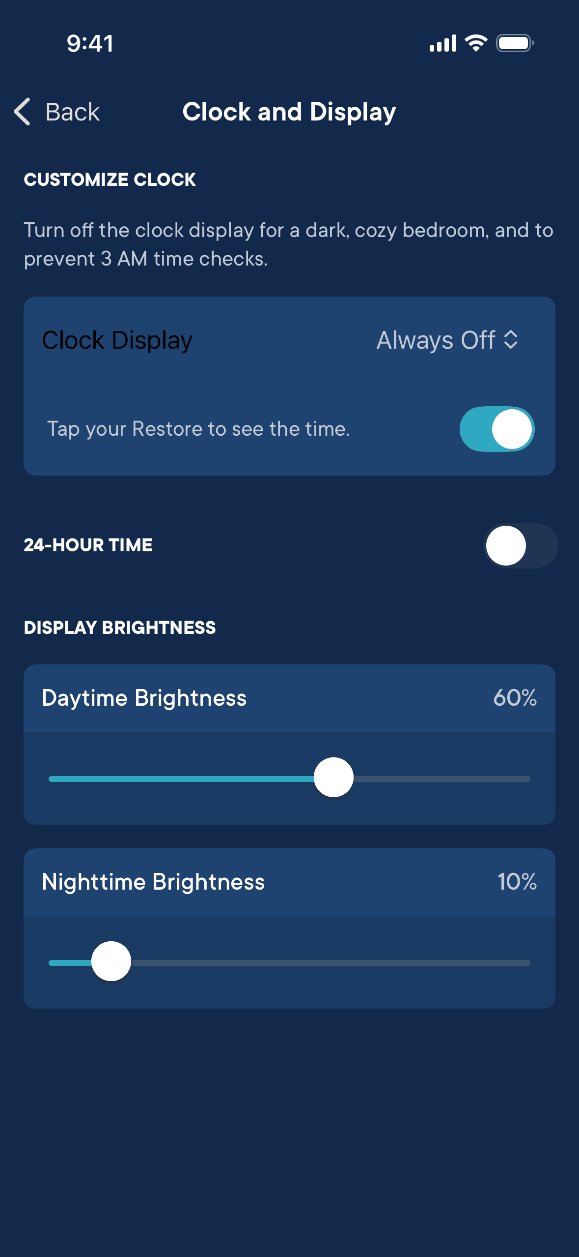 Hatch Sleep iOS Health & Fitness interface screenshot 6