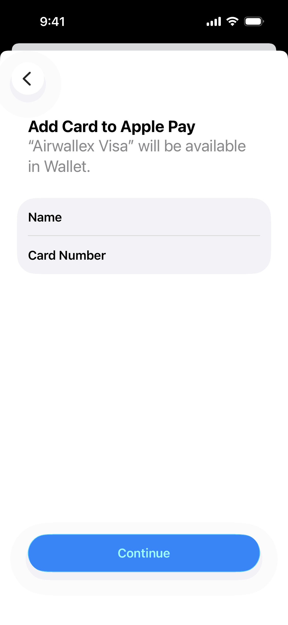 Airwallex iOS Finance interface screenshot 6