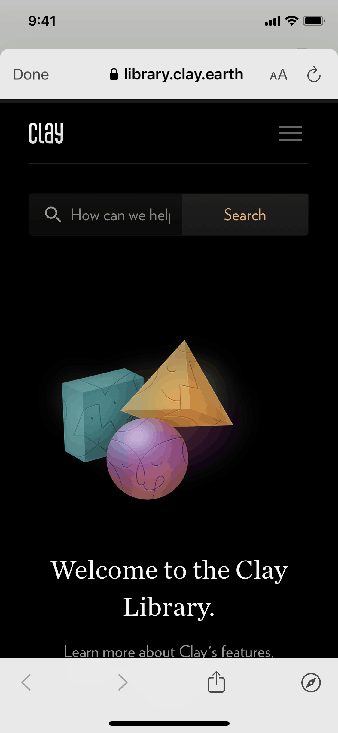 Clay iOS Productivity interface screenshot 21