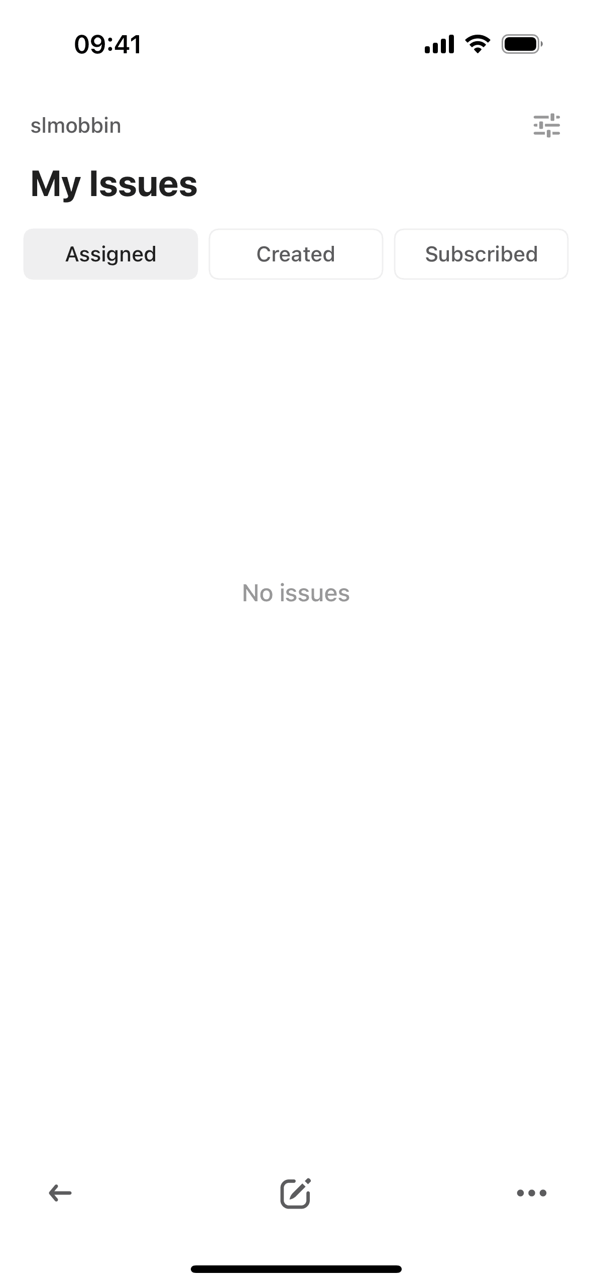 Linear iOS Developer Tools interface screenshot 4