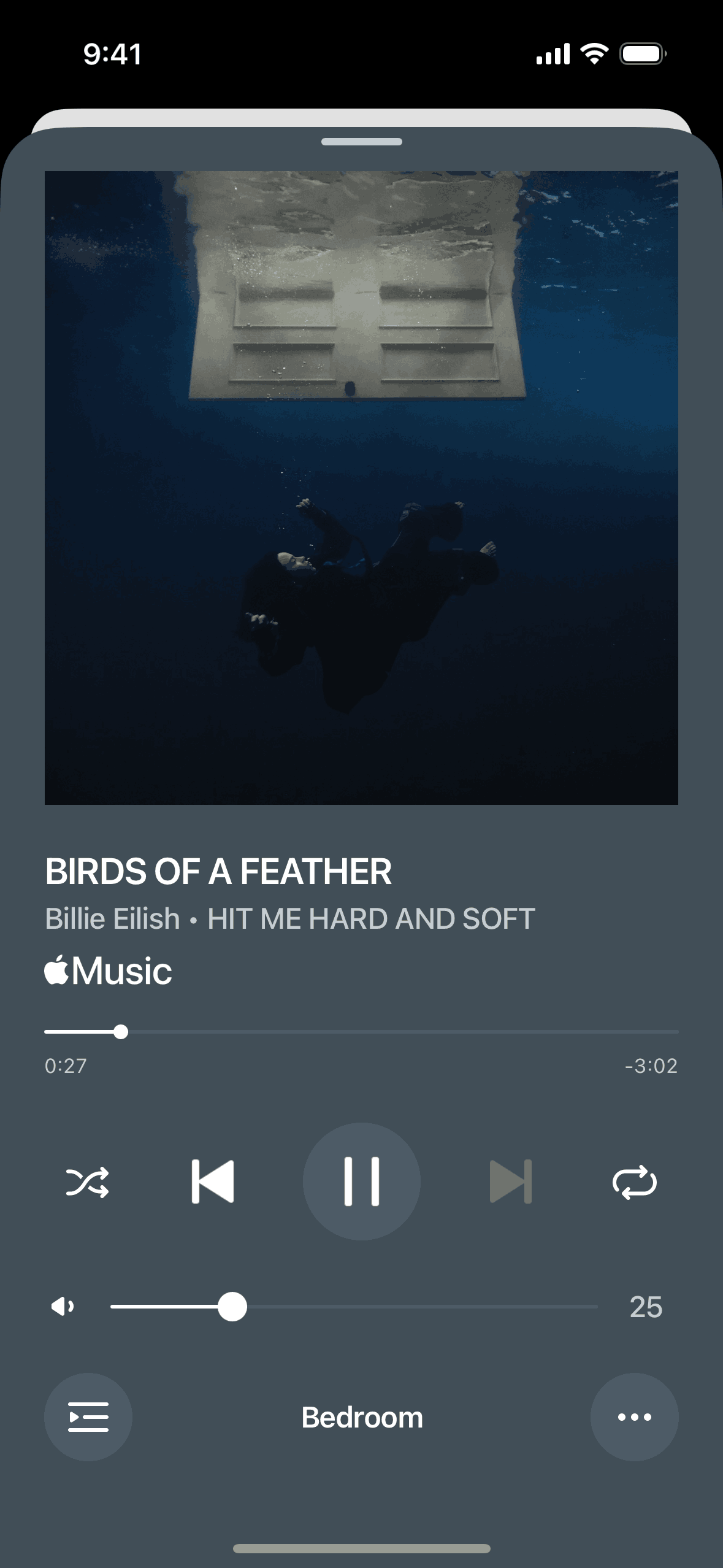 View queue on Sonos (ios) screen 2