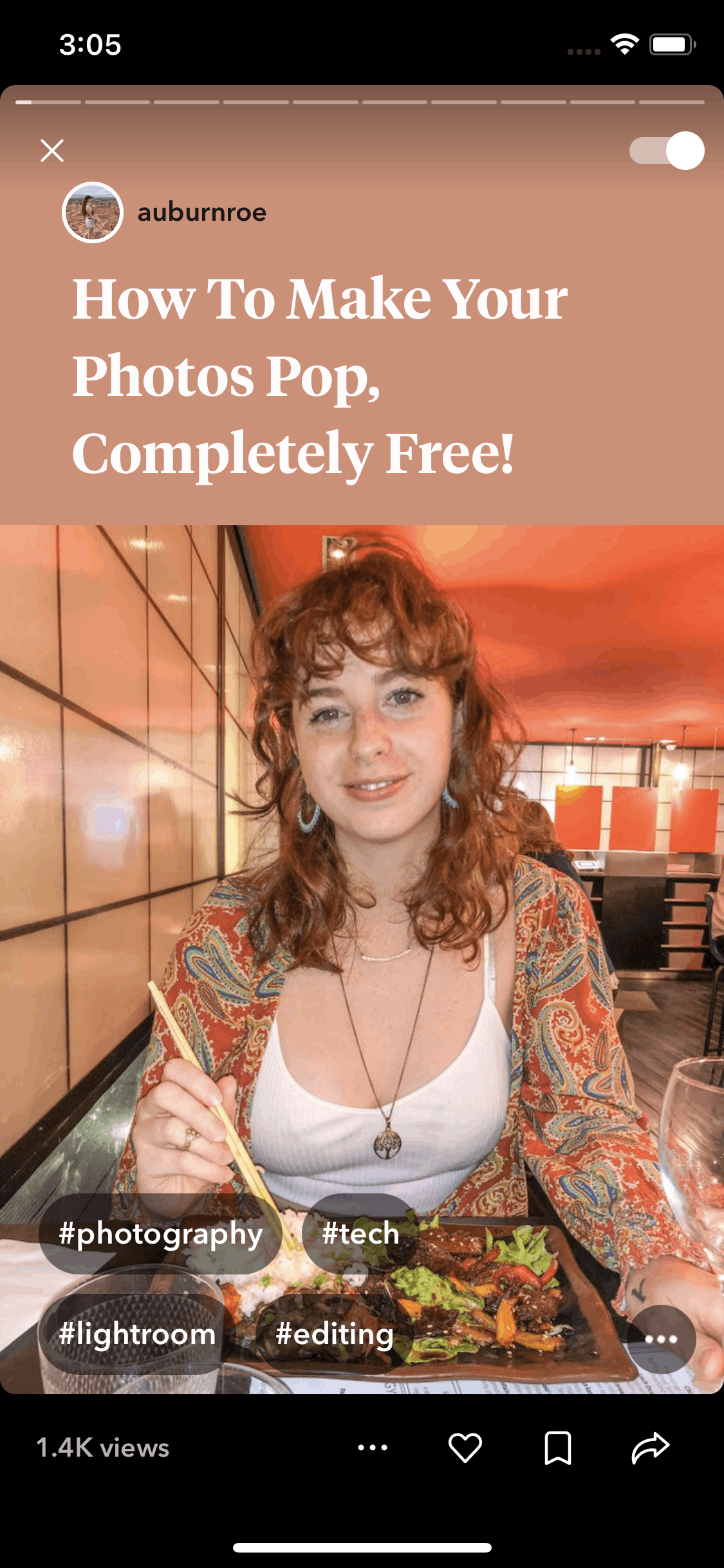 Jumprope iOS Photo & Video interface screenshot 14