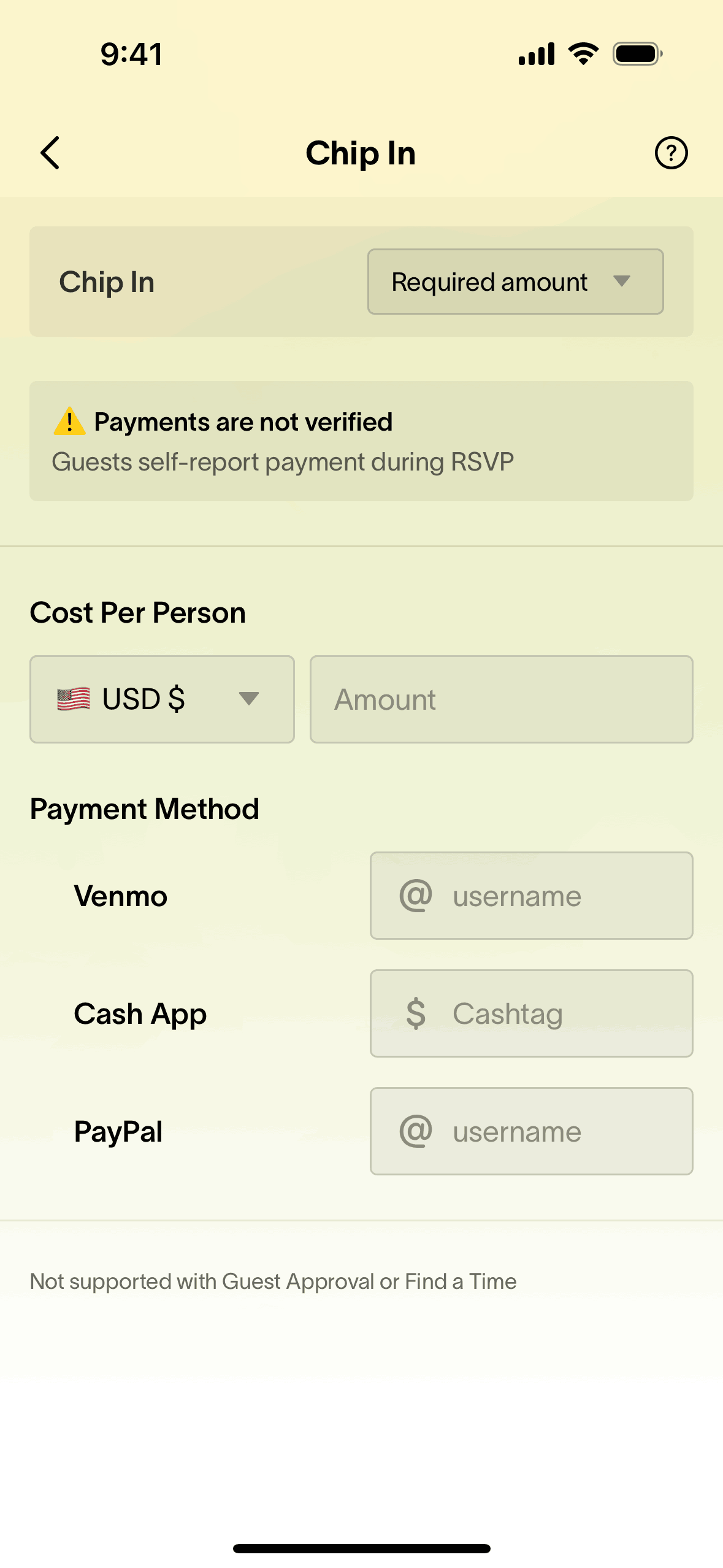Partiful iOS Lifestyle interface screenshot 8